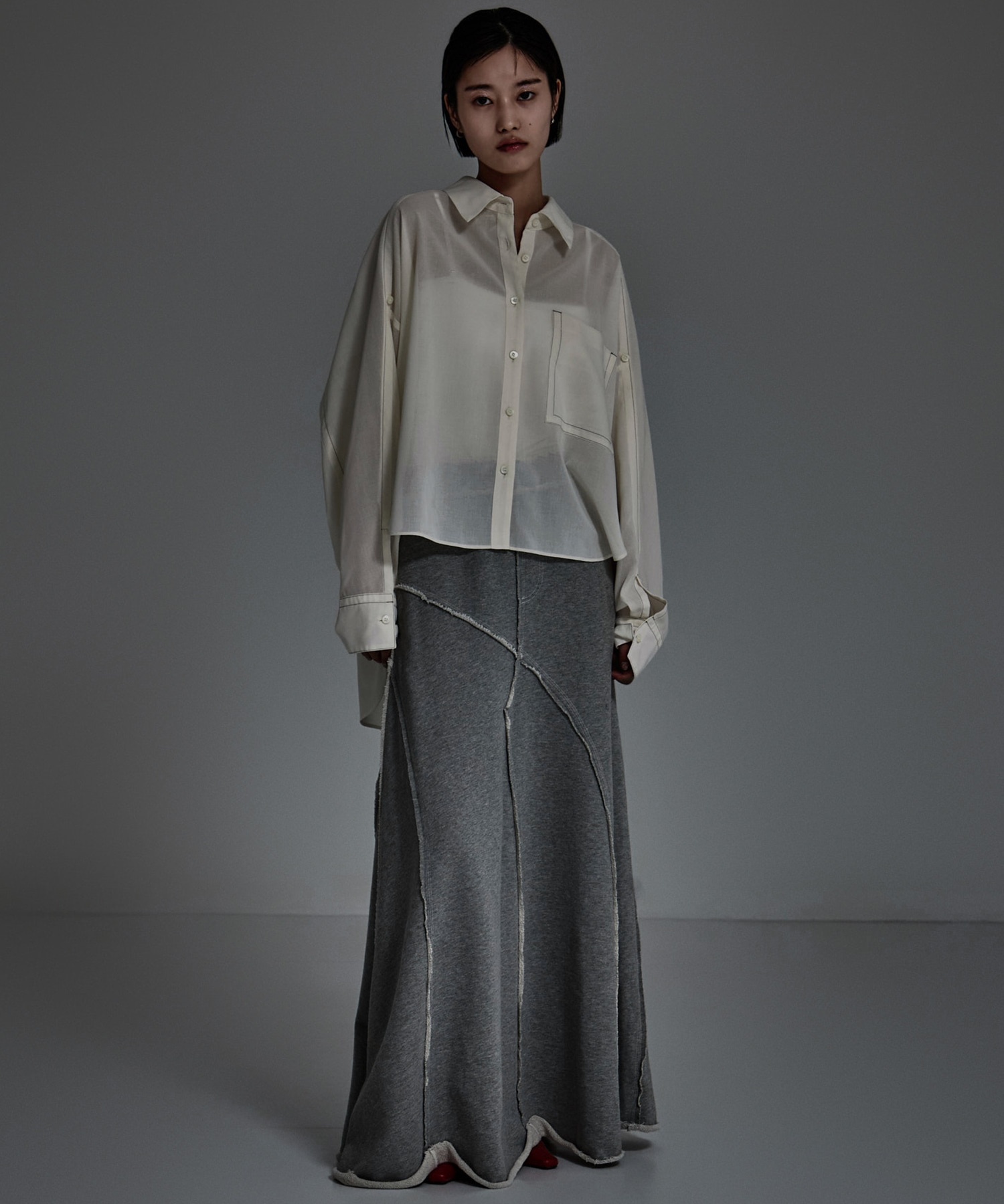 Stetched Sheer Shirt STUDIOUS