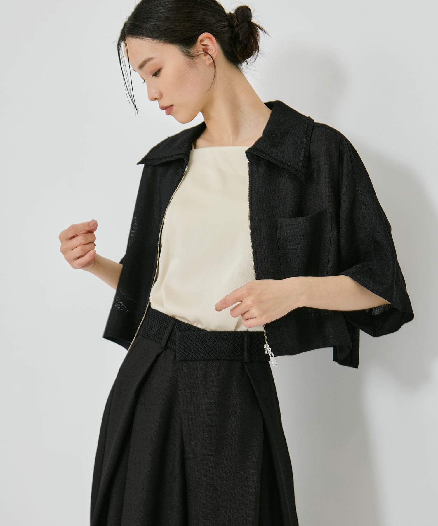 Half Sleeve Mesh Shirt STUDIOUS