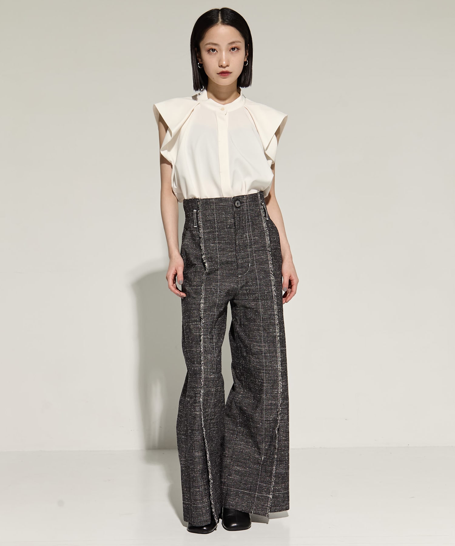 French Sleeve Drape Shirt STUDIOUS