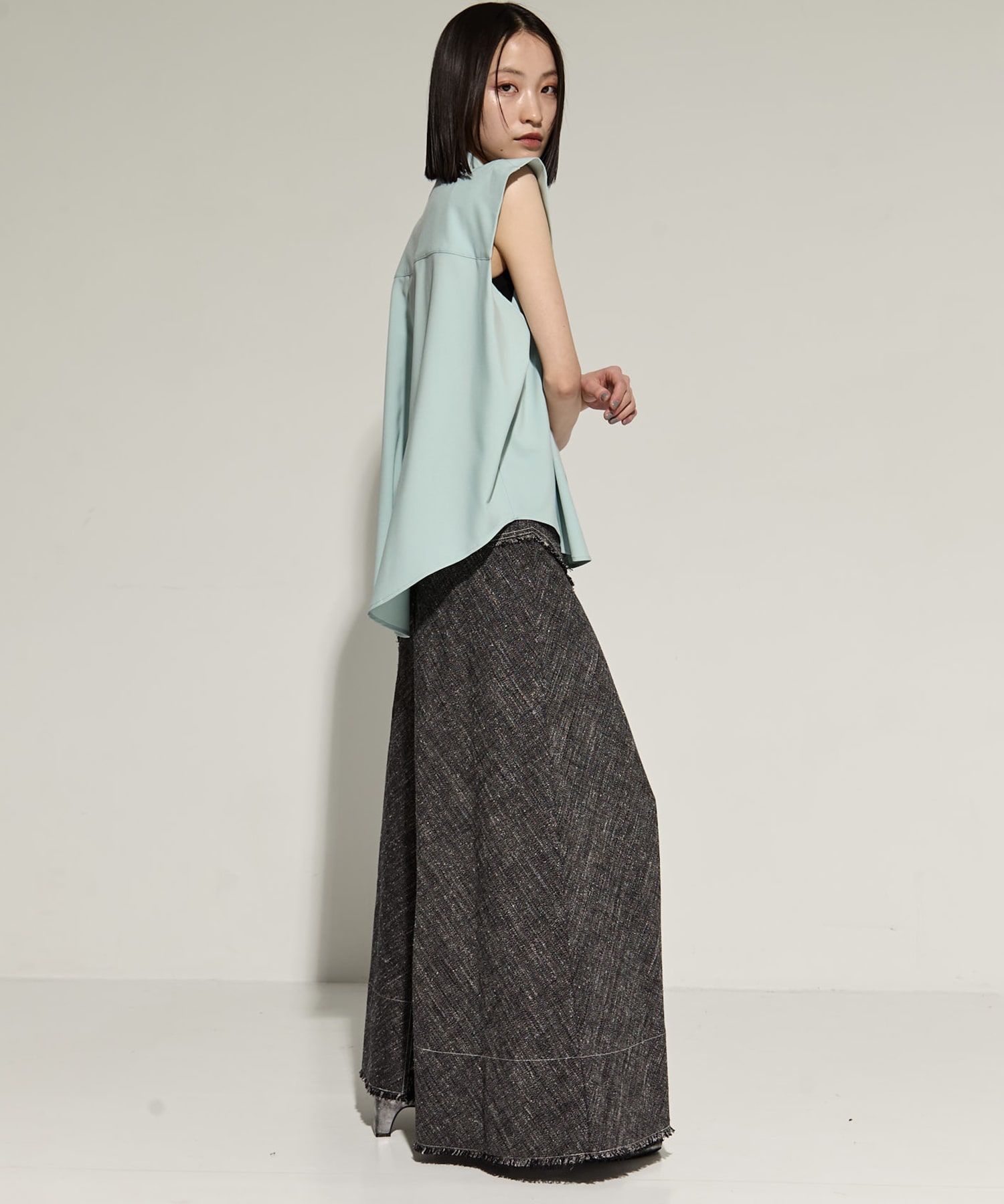French Sleeve Drape Shirt STUDIOUS