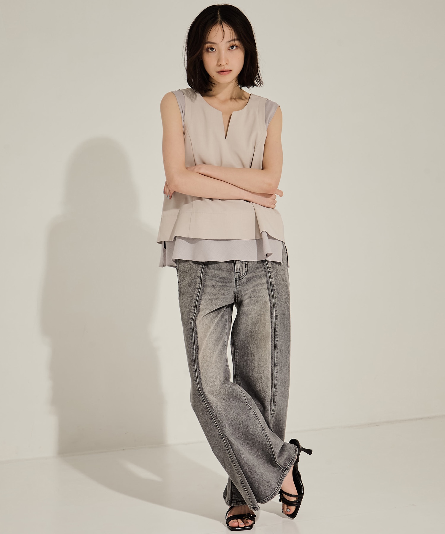 Sheer Layered Blouse STUDIOUS