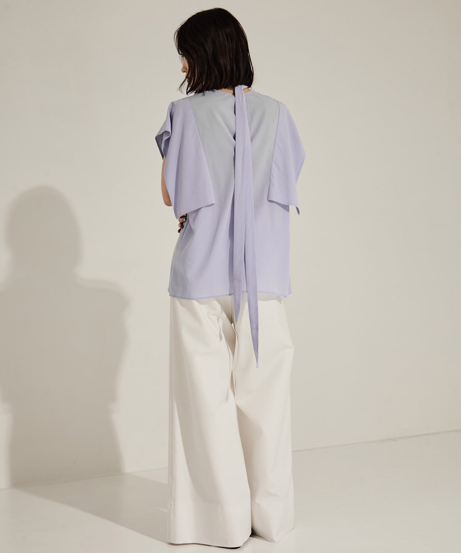 SQUARE SLEEVE BLOUSE CLANE