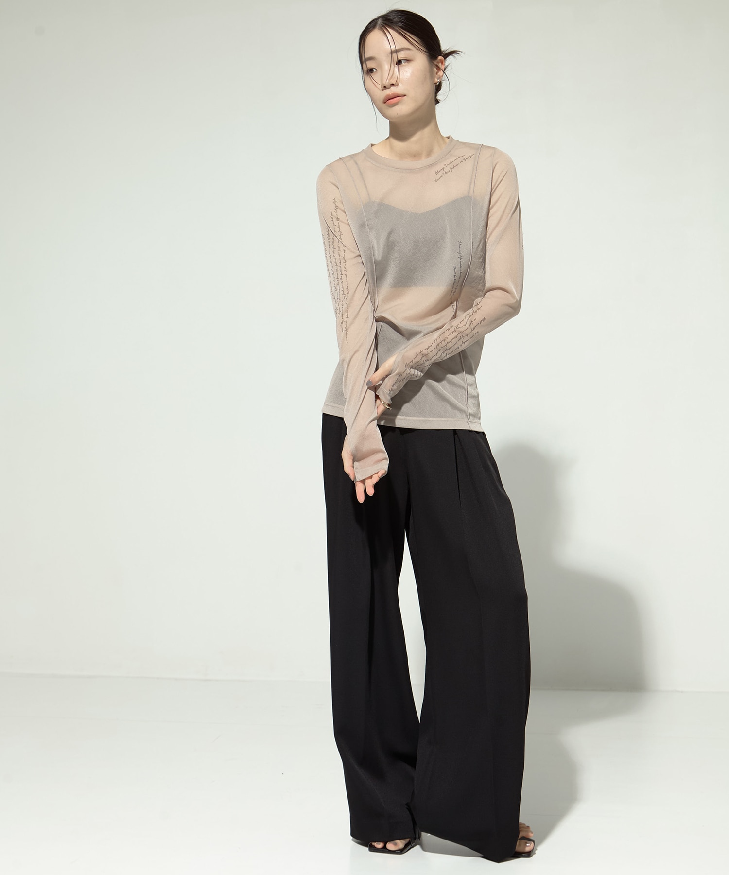 Tattoo Skin Mesh Top STUDIOUS
