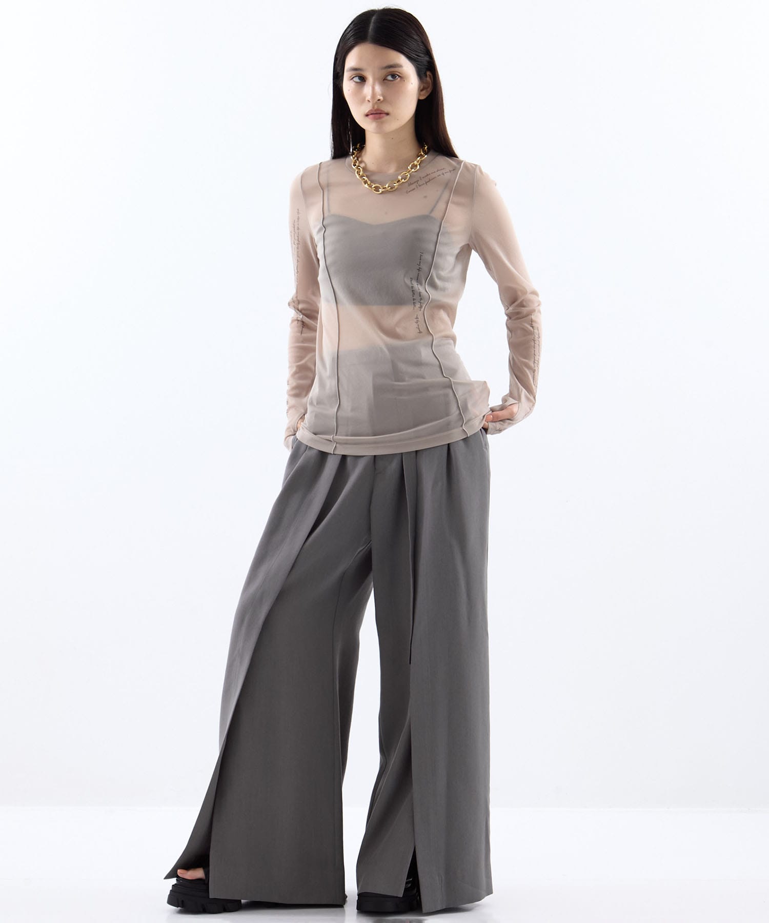 Tattoo Skin Mesh Top 