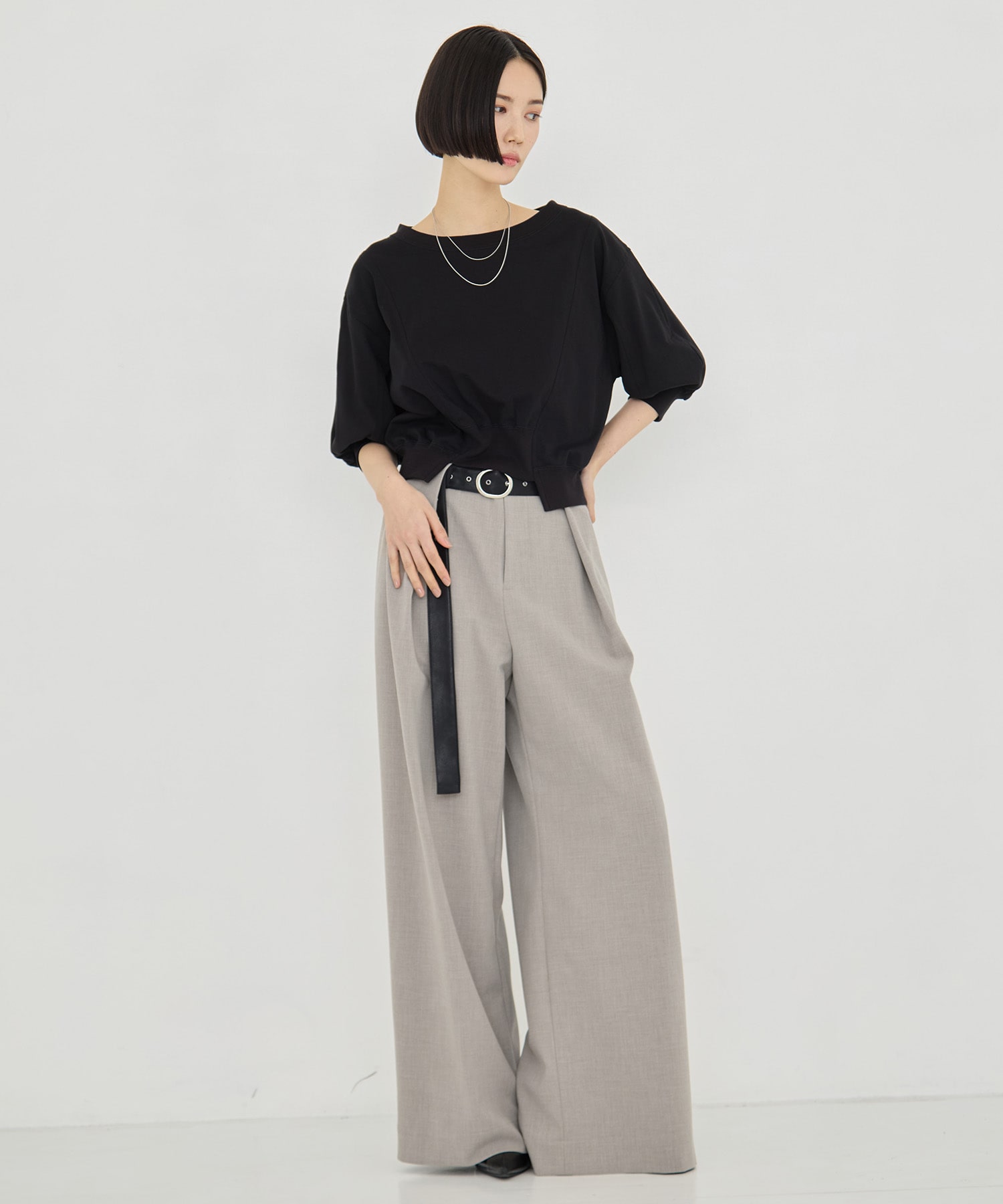 2WAY VOLUME SLEEVE TOPS STUDIOUS