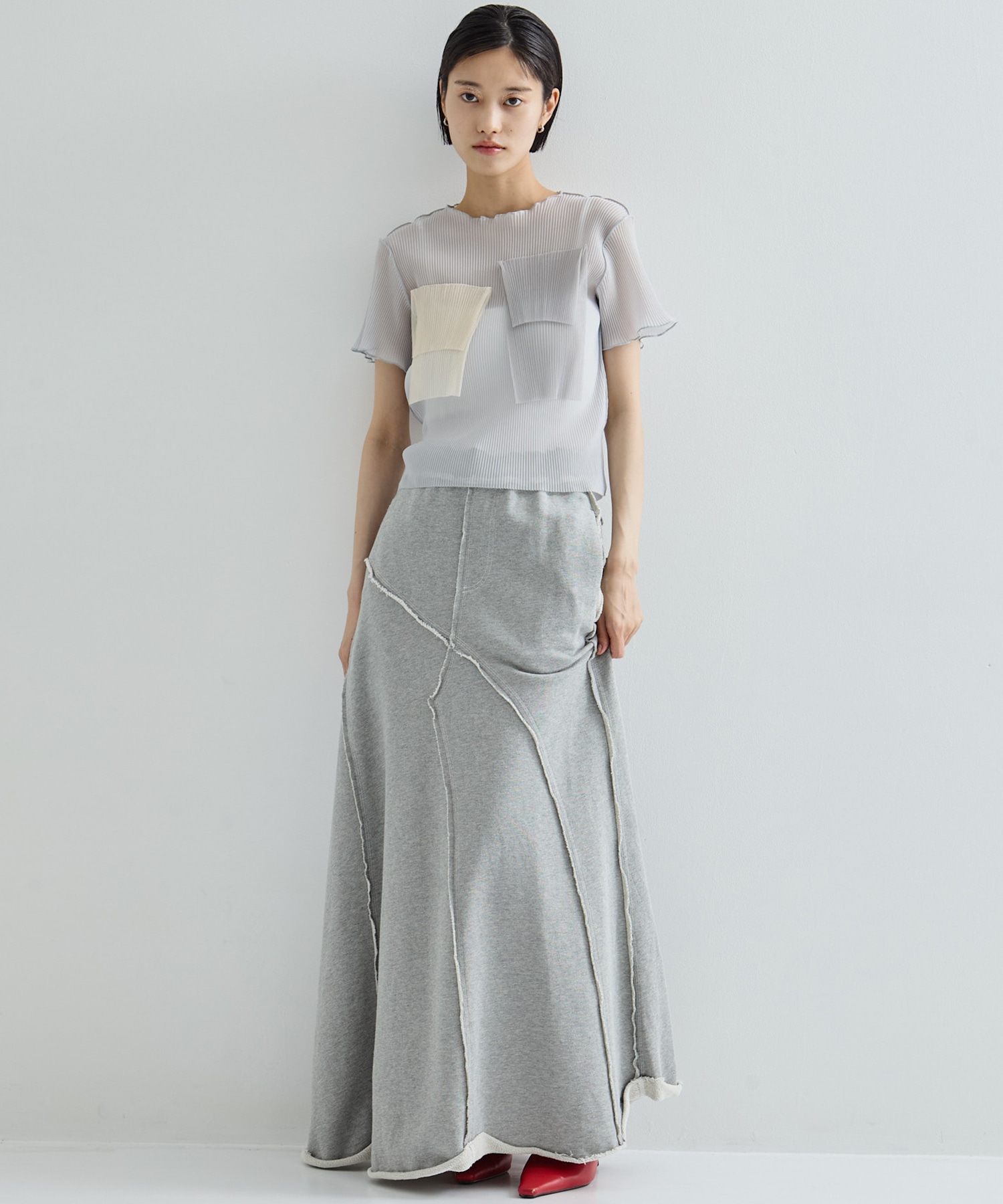 別注SHEER SHORT SLEEVE TOP kotohayokozawa