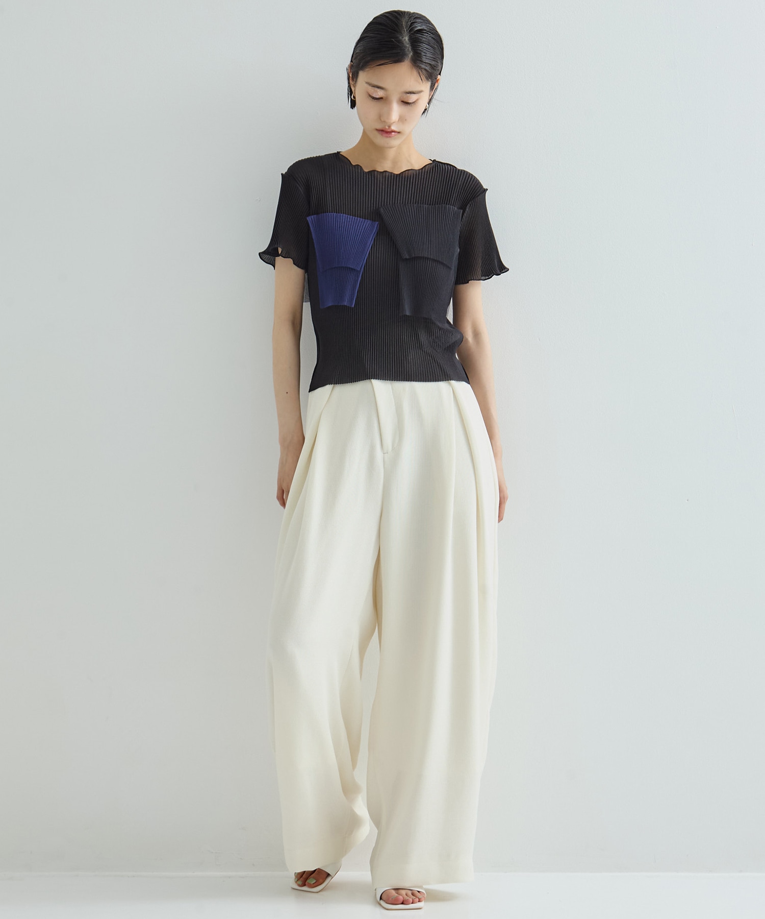 別注SHEER SHORT SLEEVE TOP kotohayokozawa