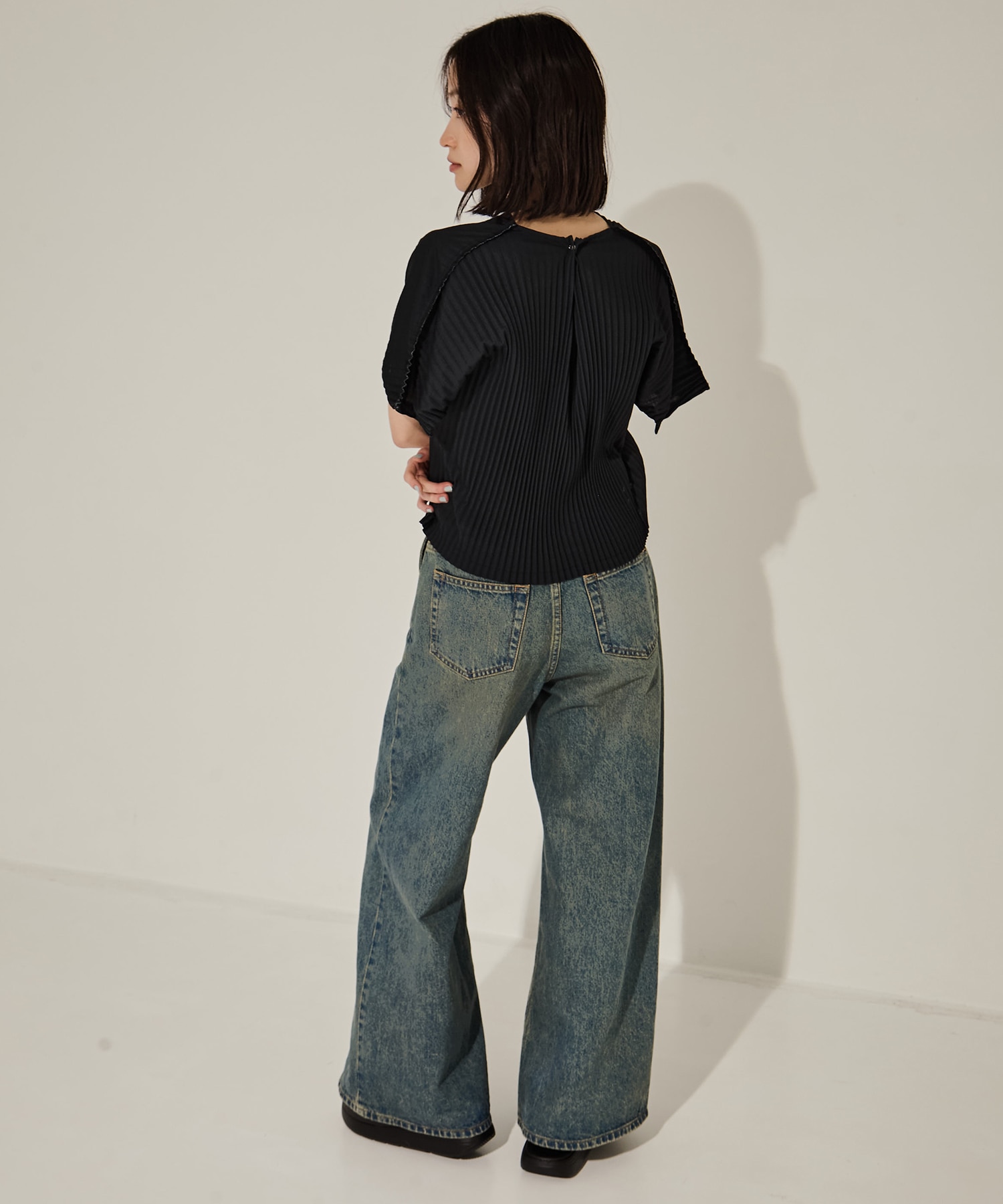 Pleats T-shirt YOHEI OHNO