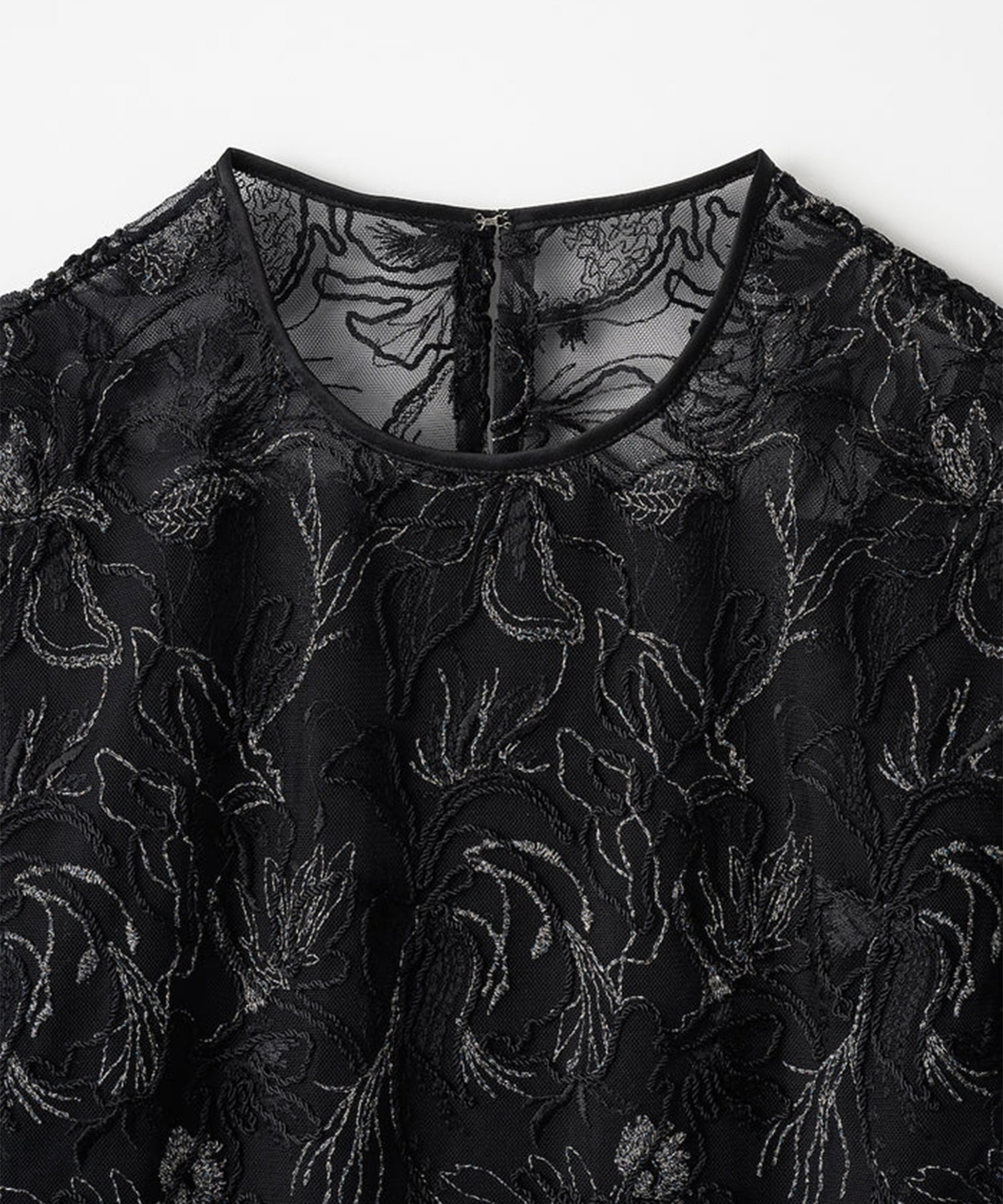 Seem flower lace sleeveless tops MURRAL
