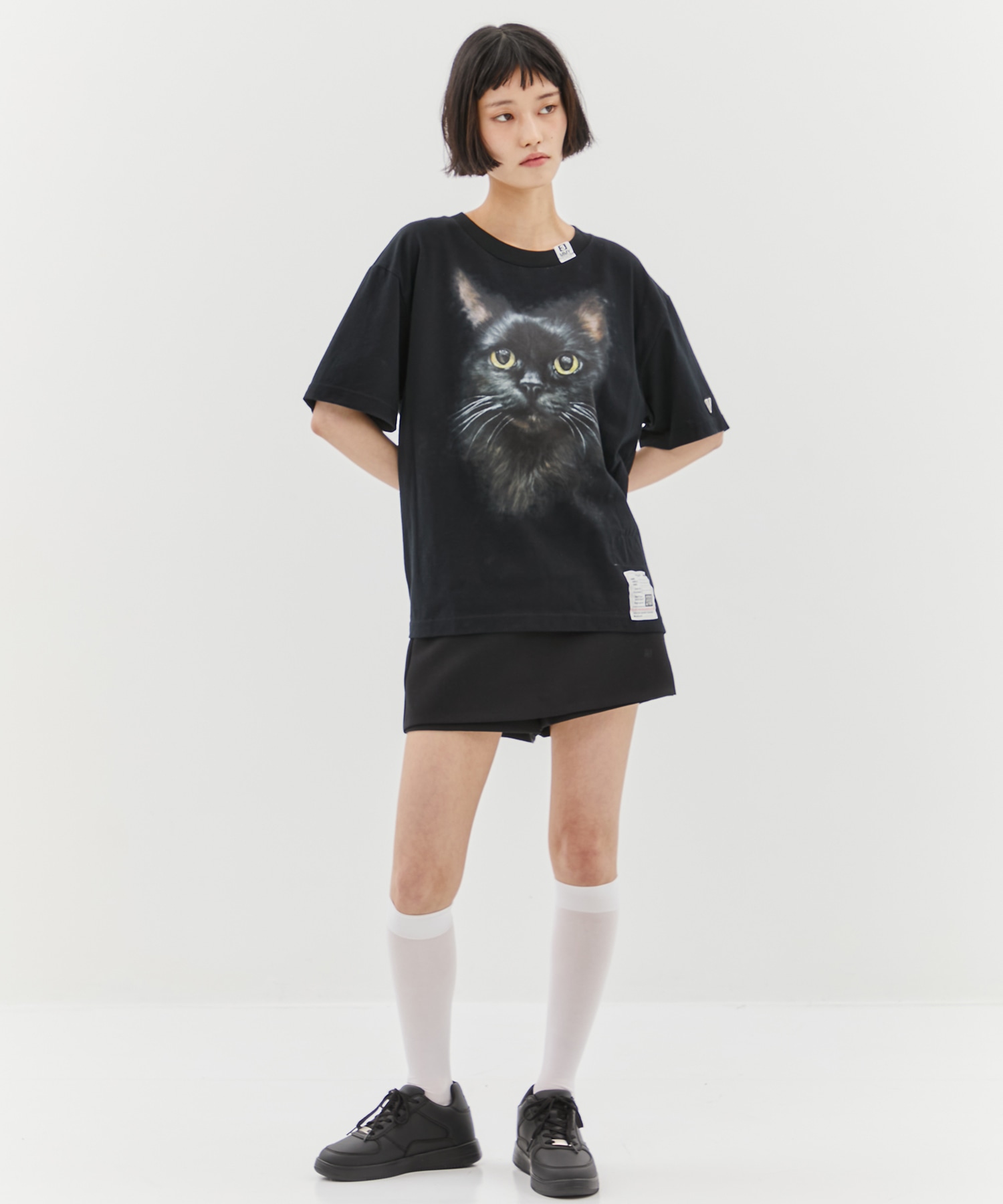 CAT PRINTED TEE Maison MIHARA YASUHIRO