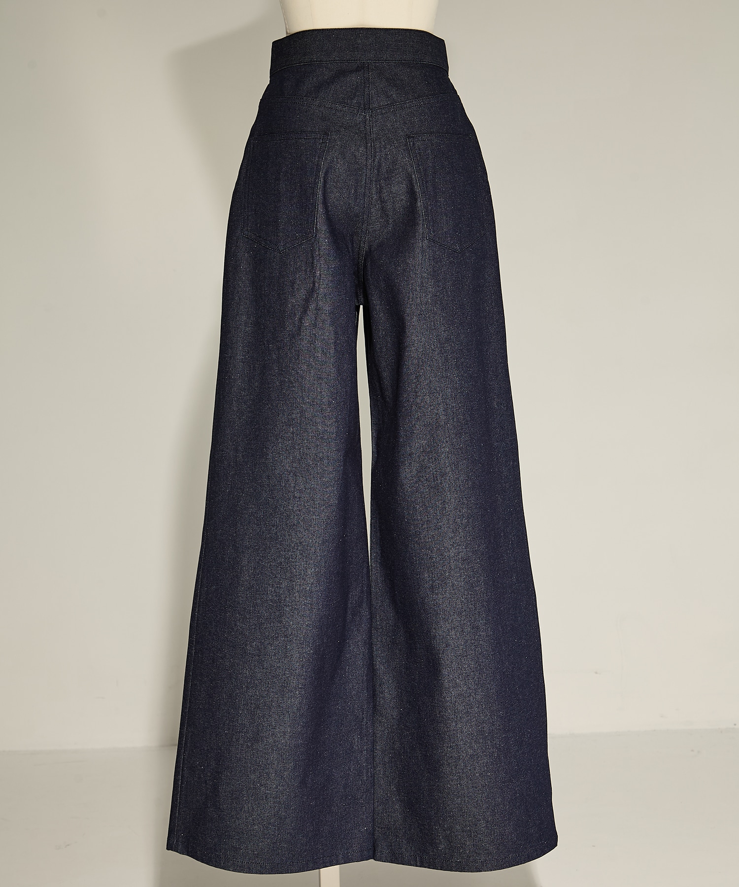 RIGID DENIM WIDE PANTS (SHORT LENGTH) JOHN LAWRENCE SULLIVAN