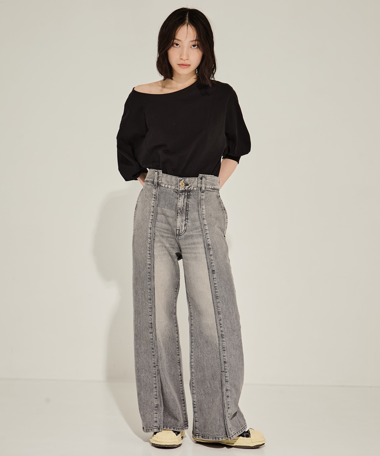 Side Folded Jeans STUDIOUS