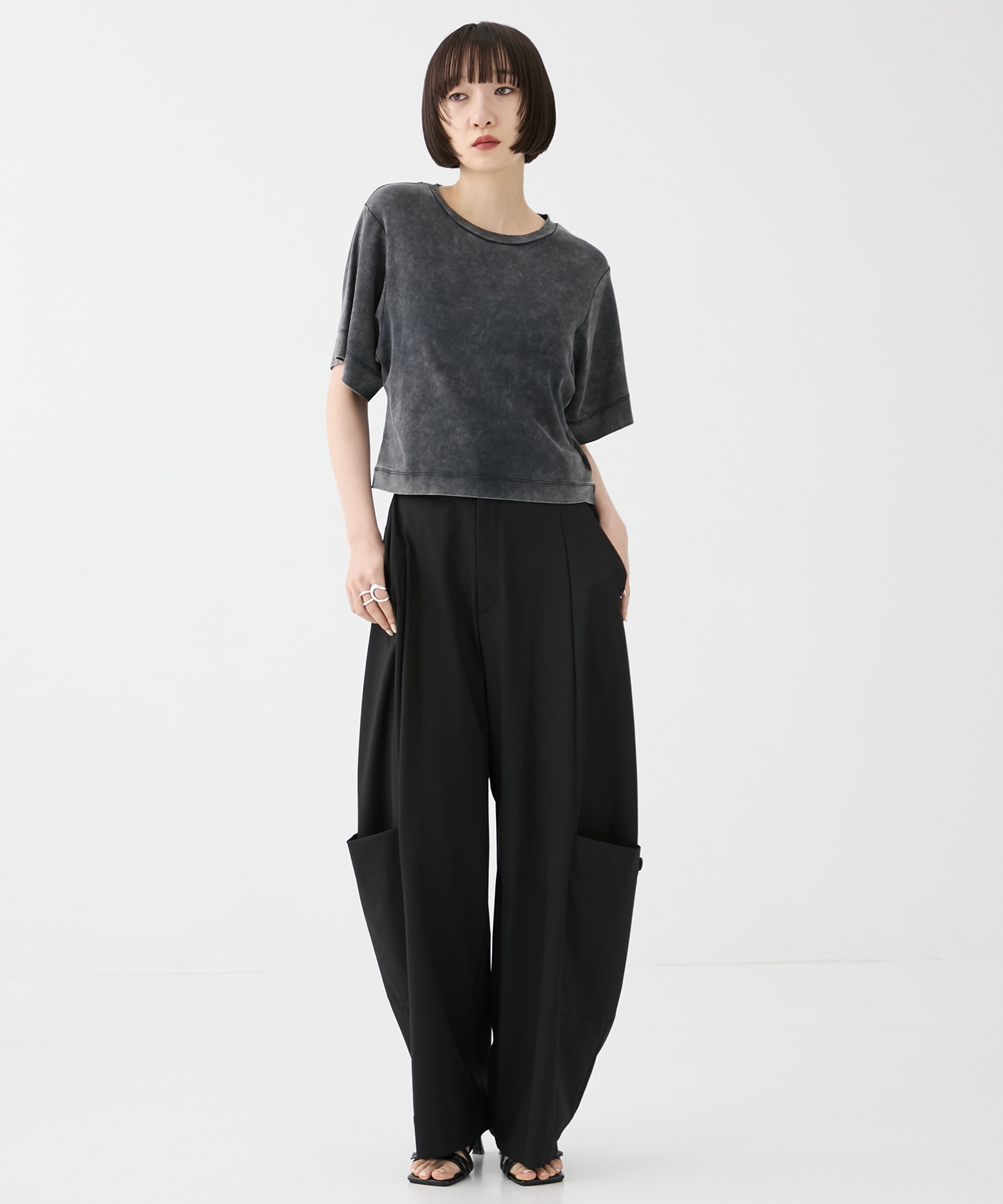Barrel Leg Cargo Trousers STUDIOUS