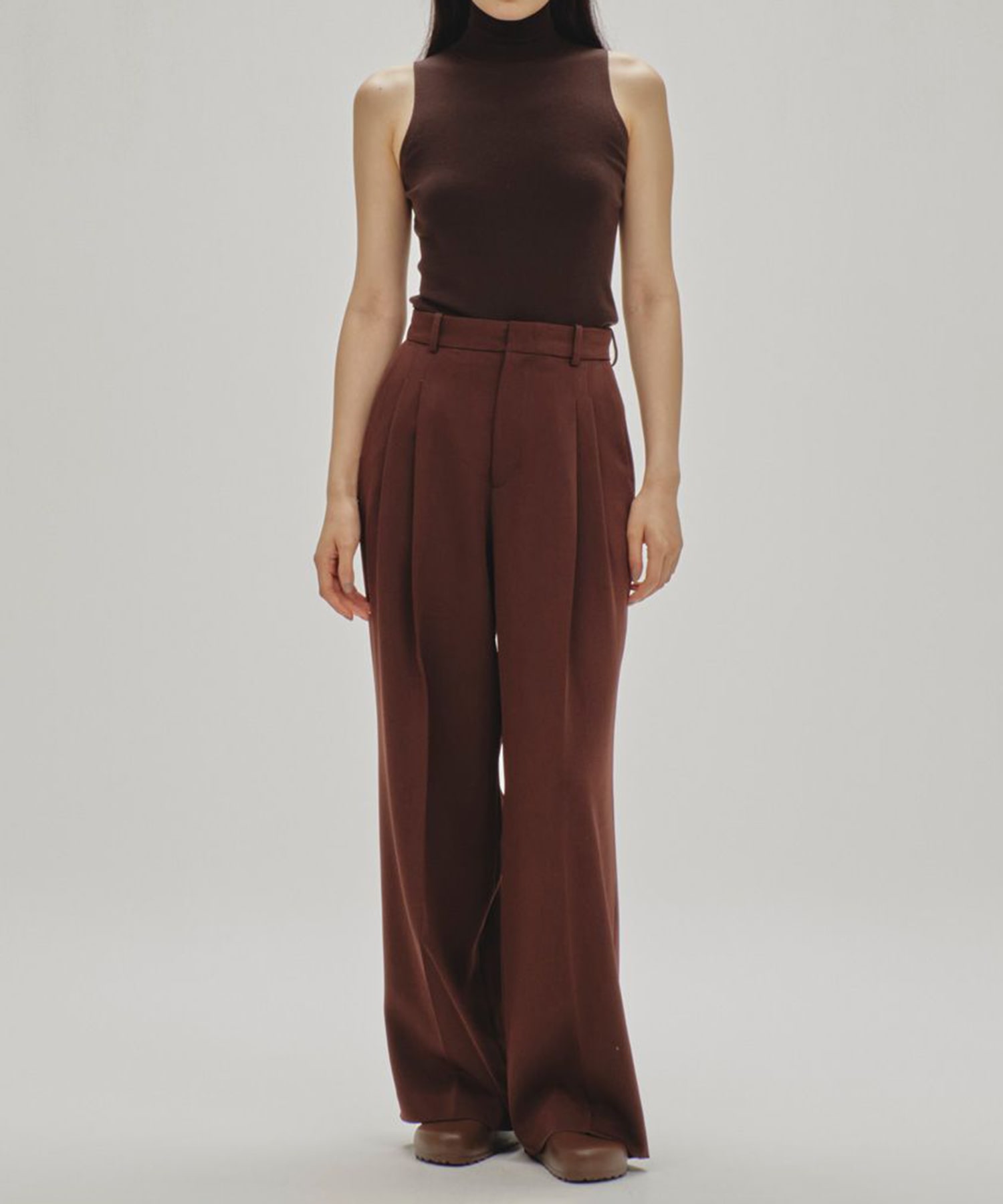 Tuck Wide Trousers TODAYFUL