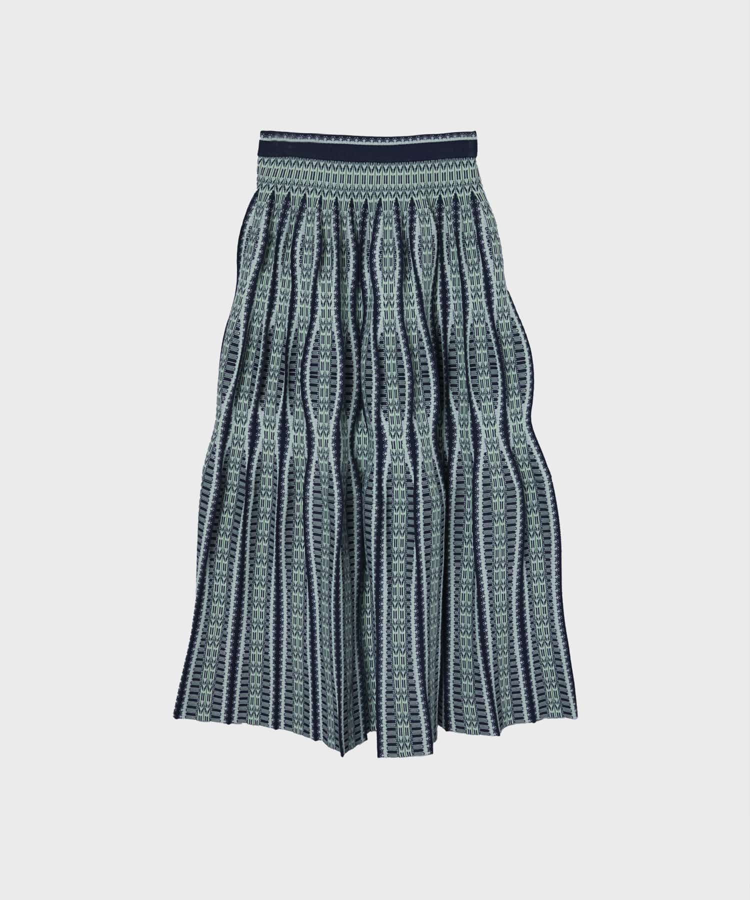 Lantern Knitted Volume Skirt Mame Kurogouchi