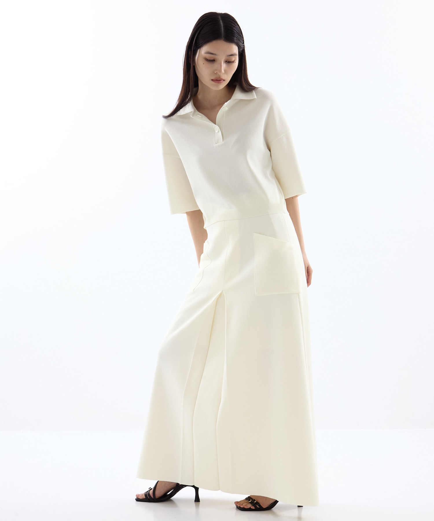 別注FLARE SKIRT WRAPINKNOT