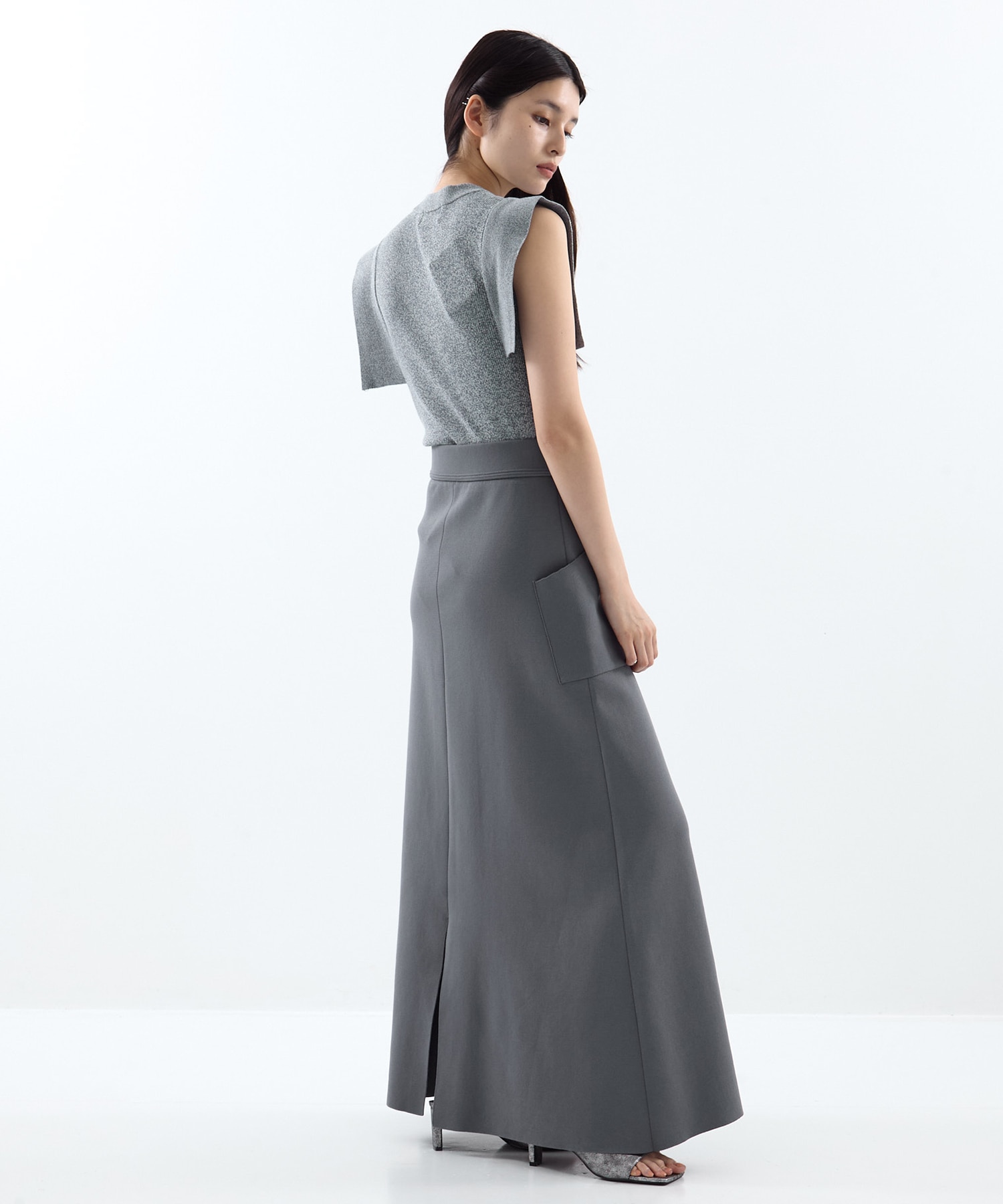 別注FLARE SKIRT WRAPINKNOT