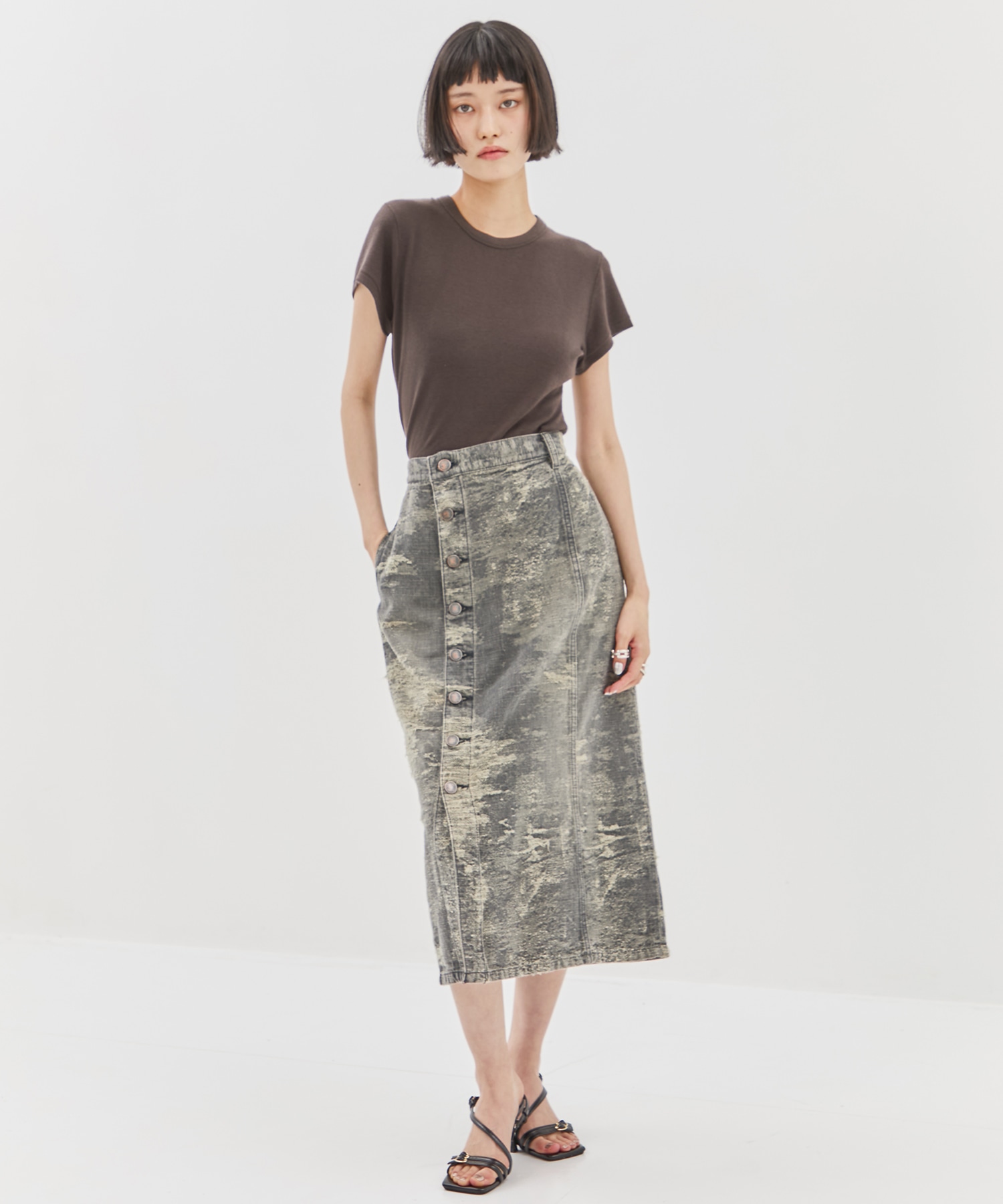 DENIM SKIRT TAAKK