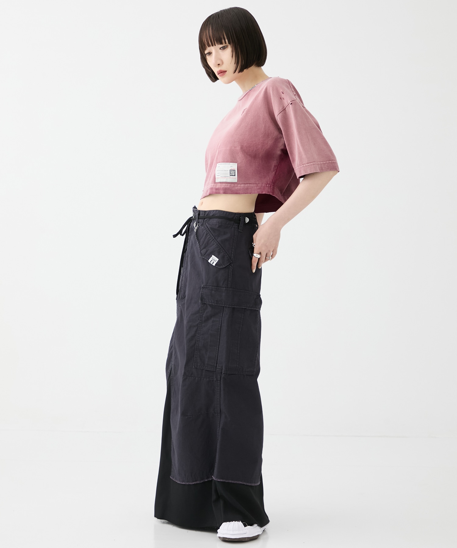 CARGO PNTS PASTED SKIRT Maison MIHARA YASUHIRO