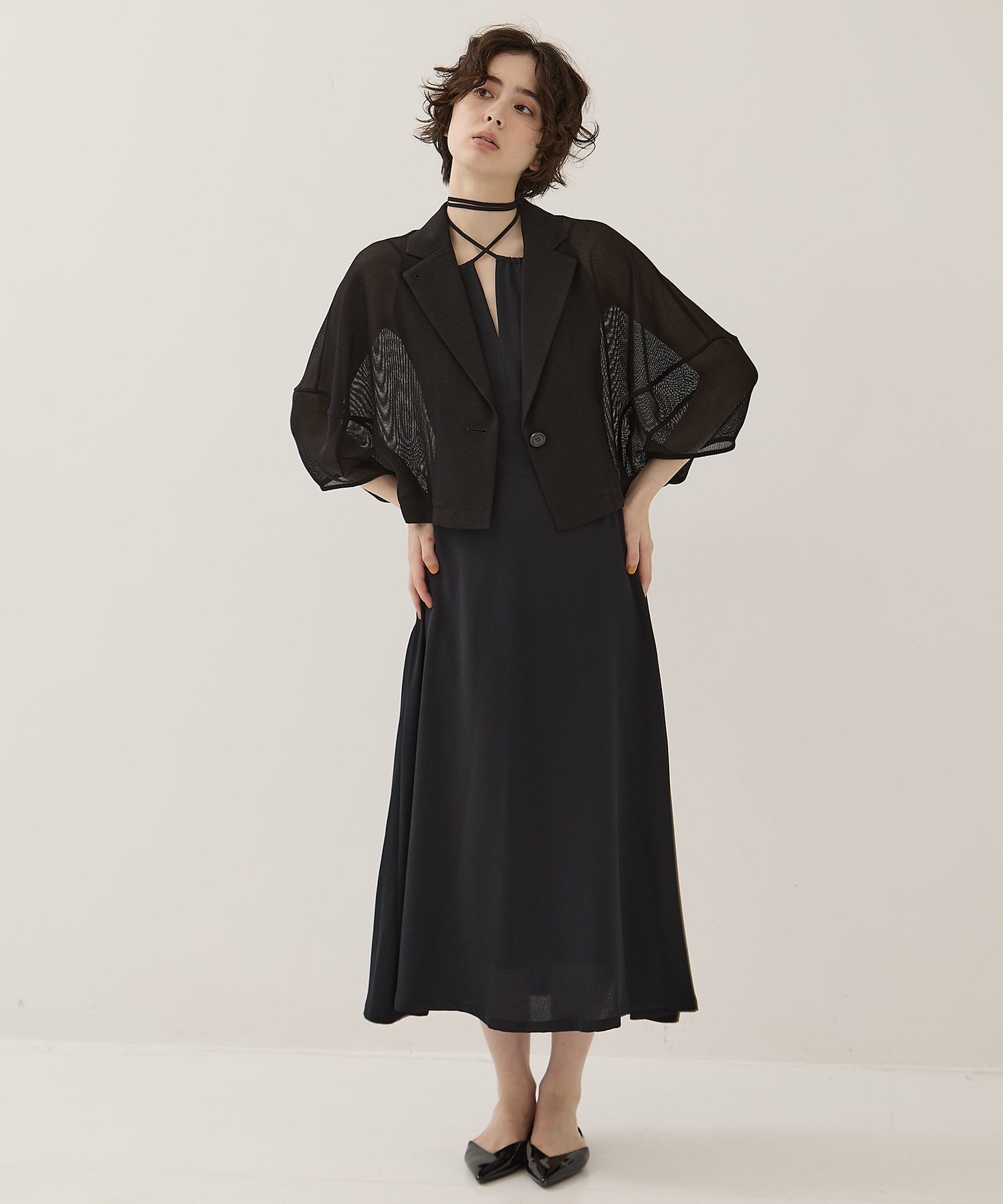 別注MESH LANTERN JACKET CLANE