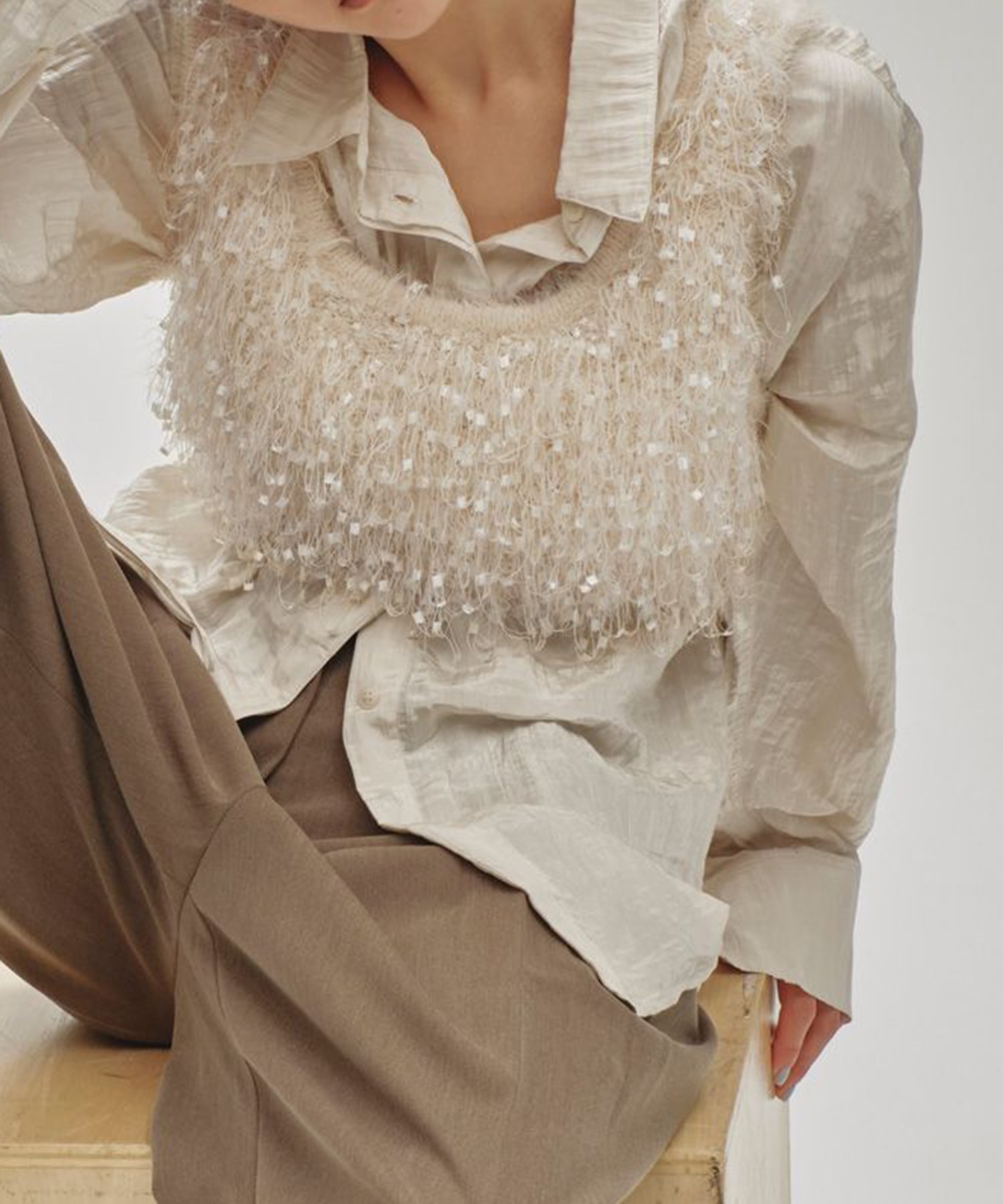 Fringe Knit Buistier TODAYFUL