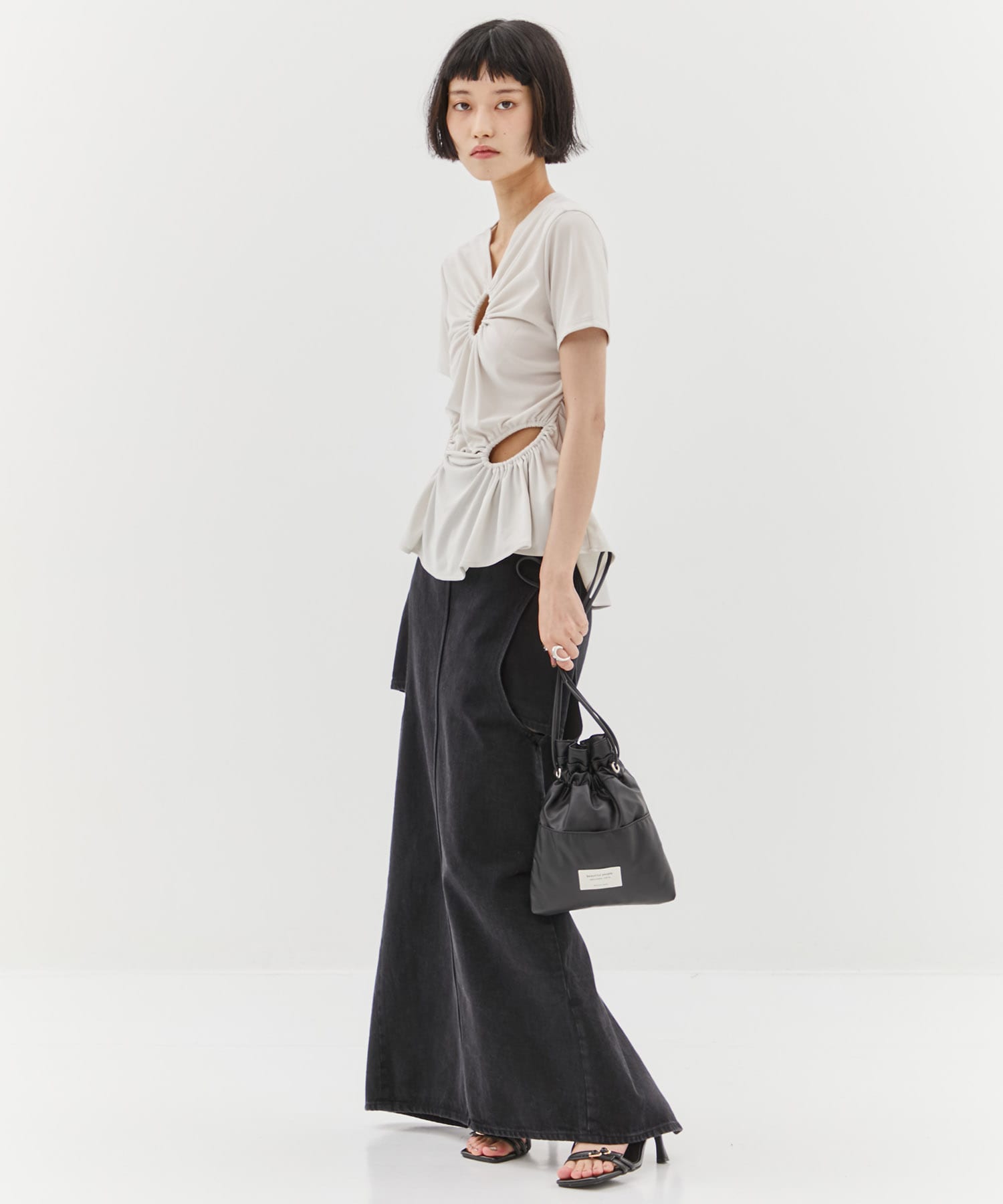 別注2wayショルダー巾着バッグ beautiful people