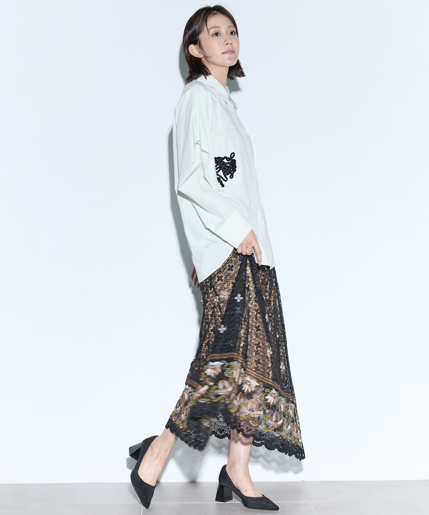 Trillium embroidered shirt MURRAL
