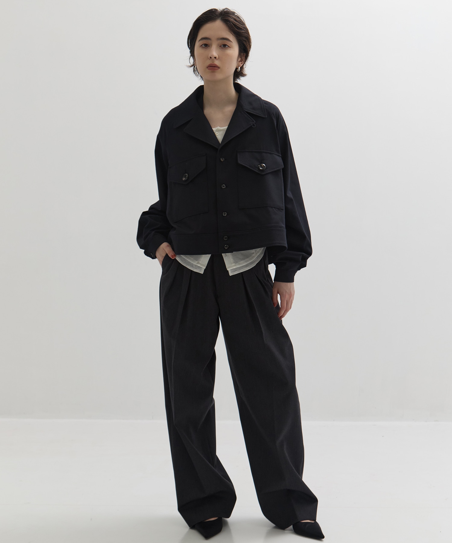 RERACS A-LINE CPO BLOUSE THE RERACS
