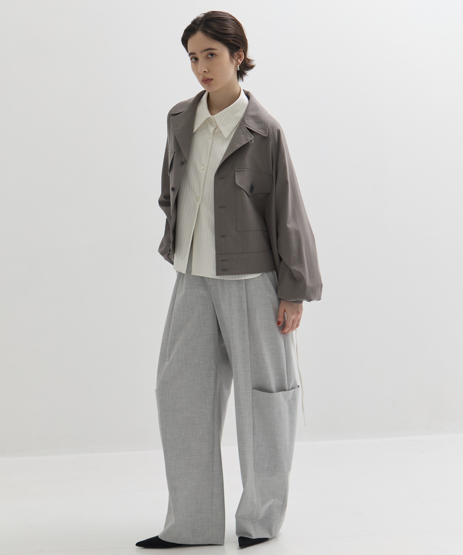 RERACS A-LINE CPO BLOUSE THE RERACS