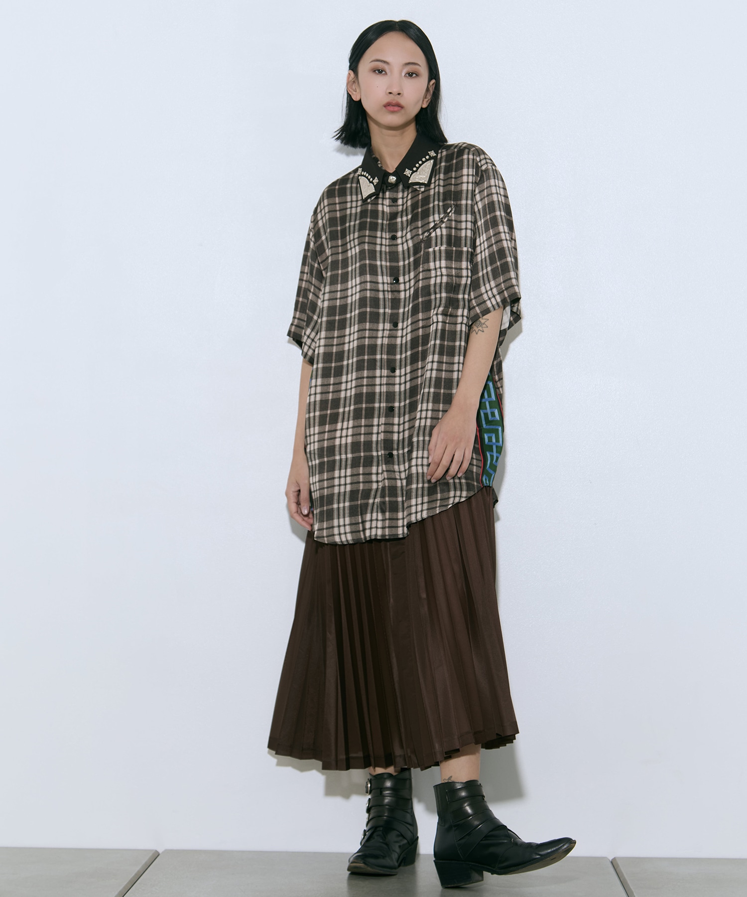 Inner print dress TOGA