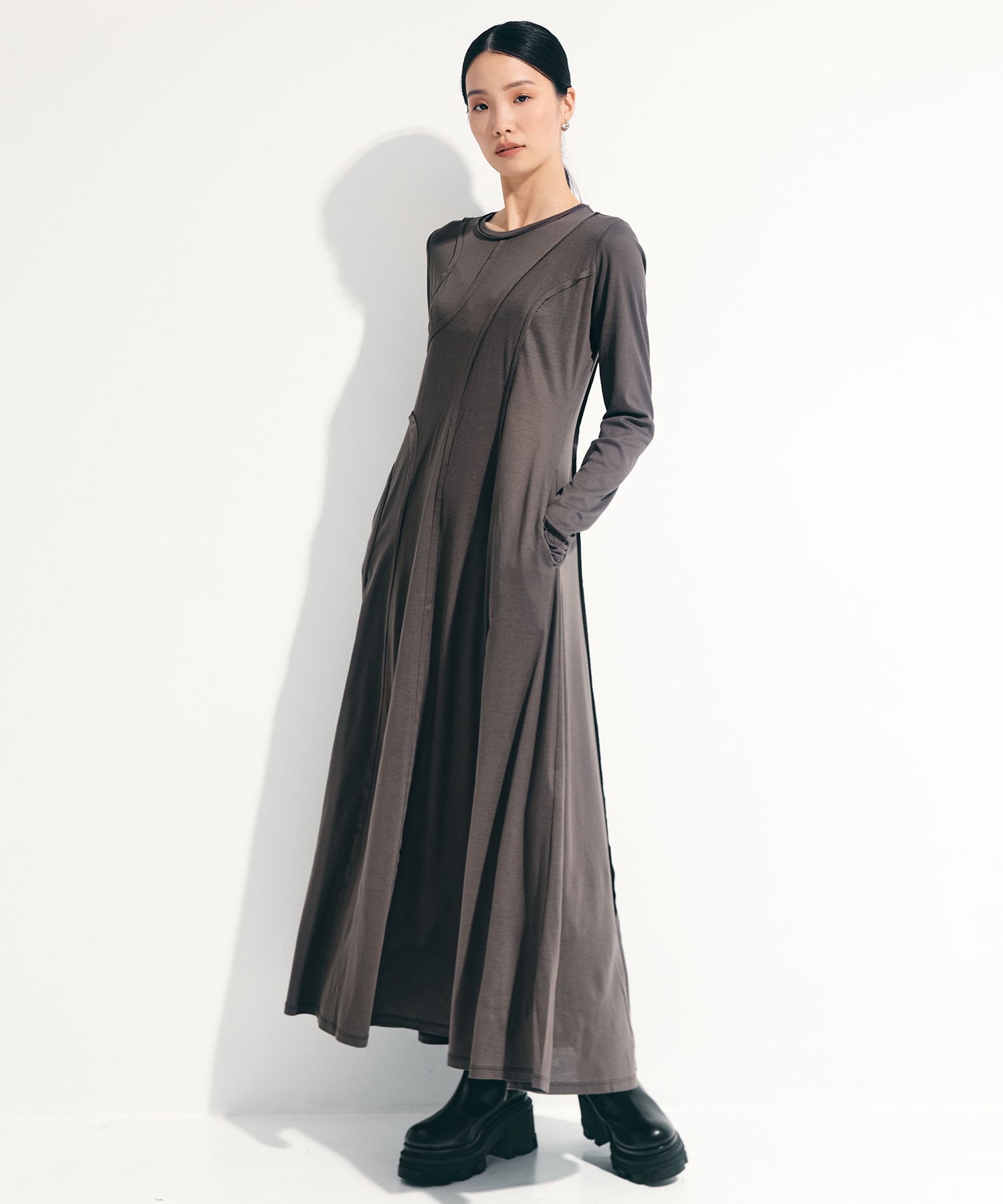Deconstructed Jersey Dress 