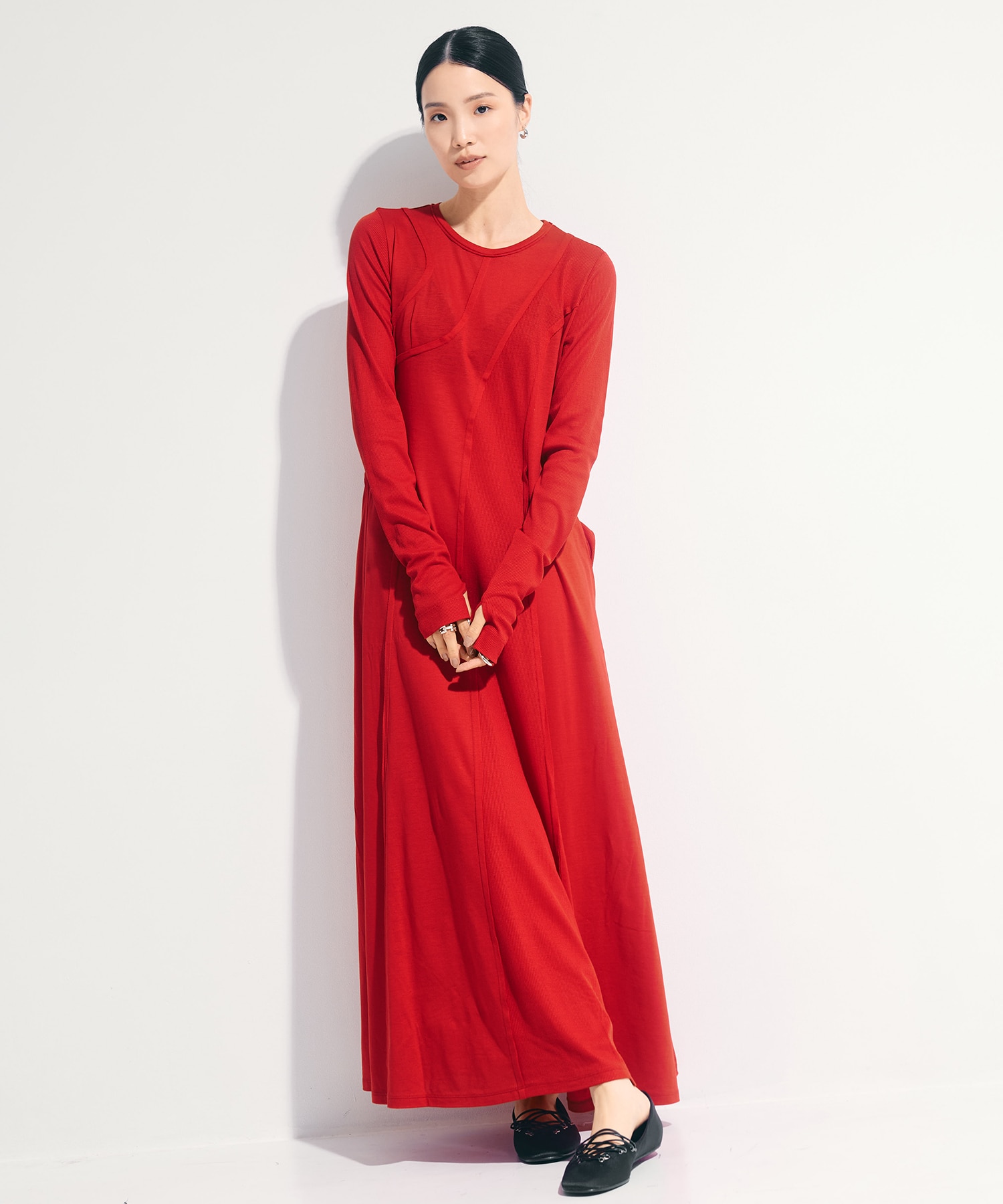 Deconstructed Jersey Dress 