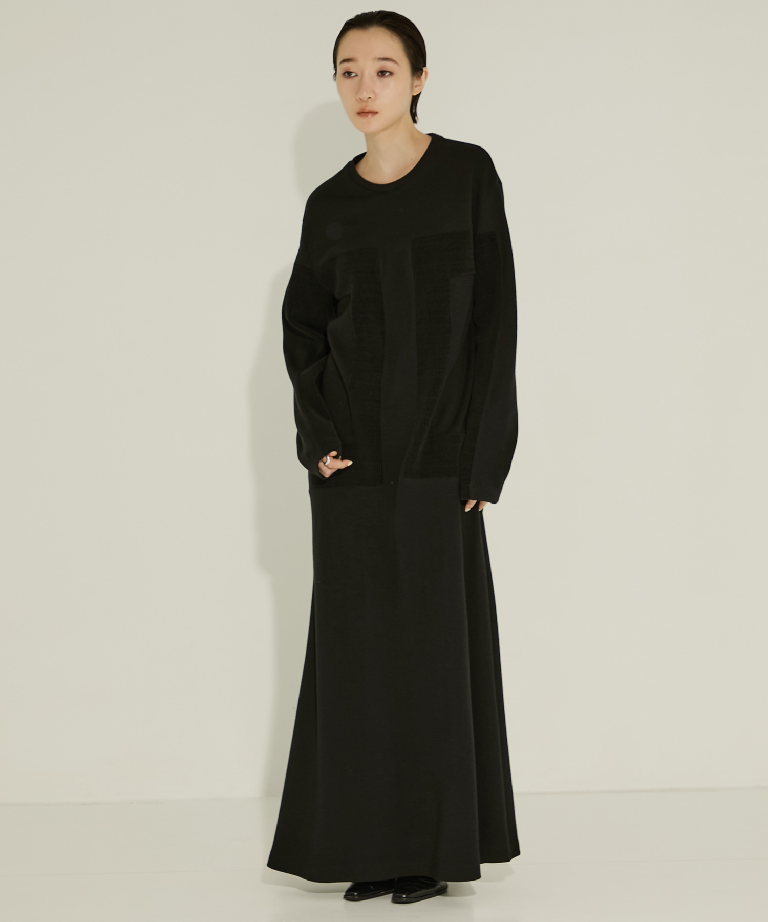 Ottilia panel dress AKIRANAKA