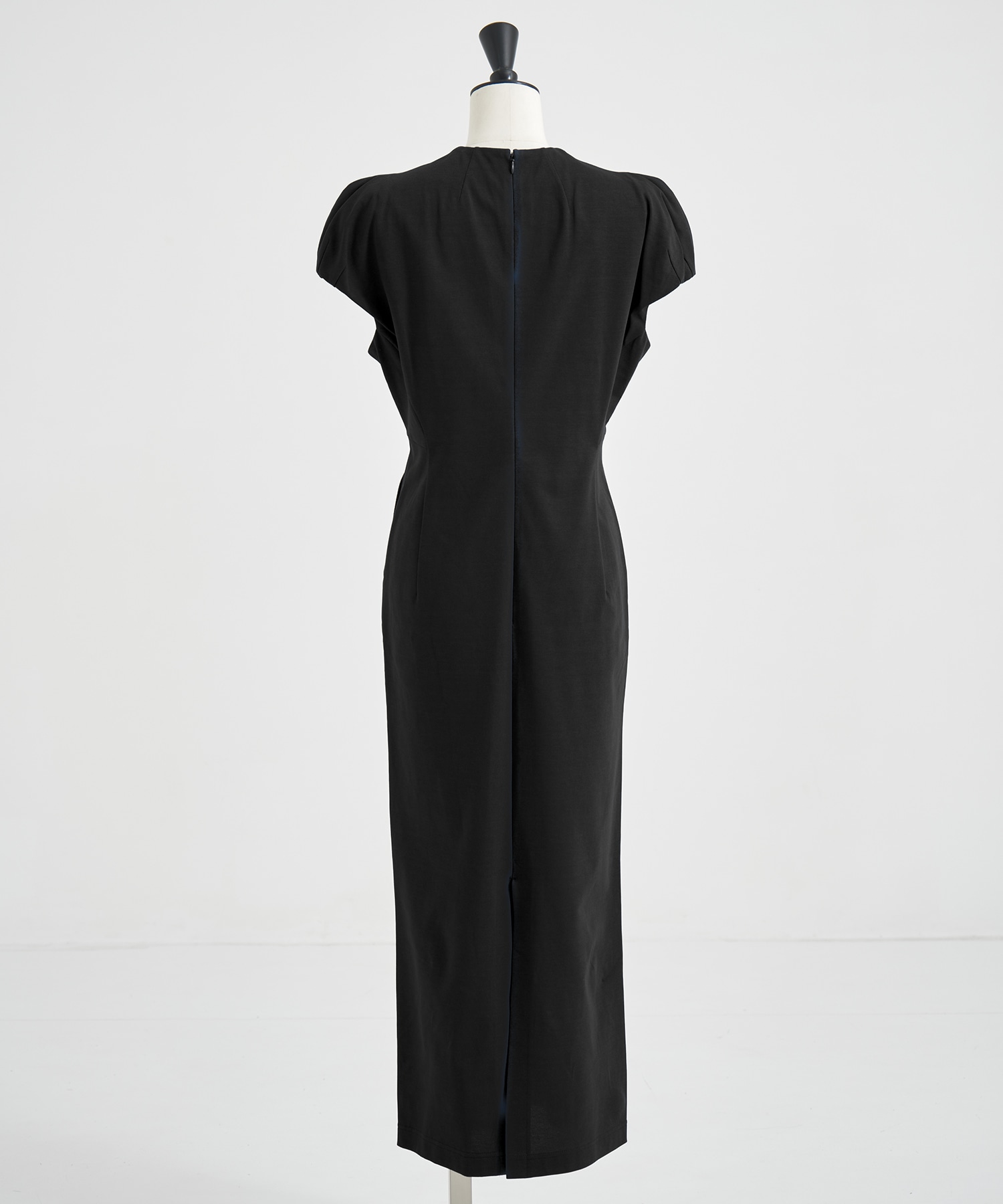 Cotton Jersey Puff Sleeve Dress Mame Kurogouchi