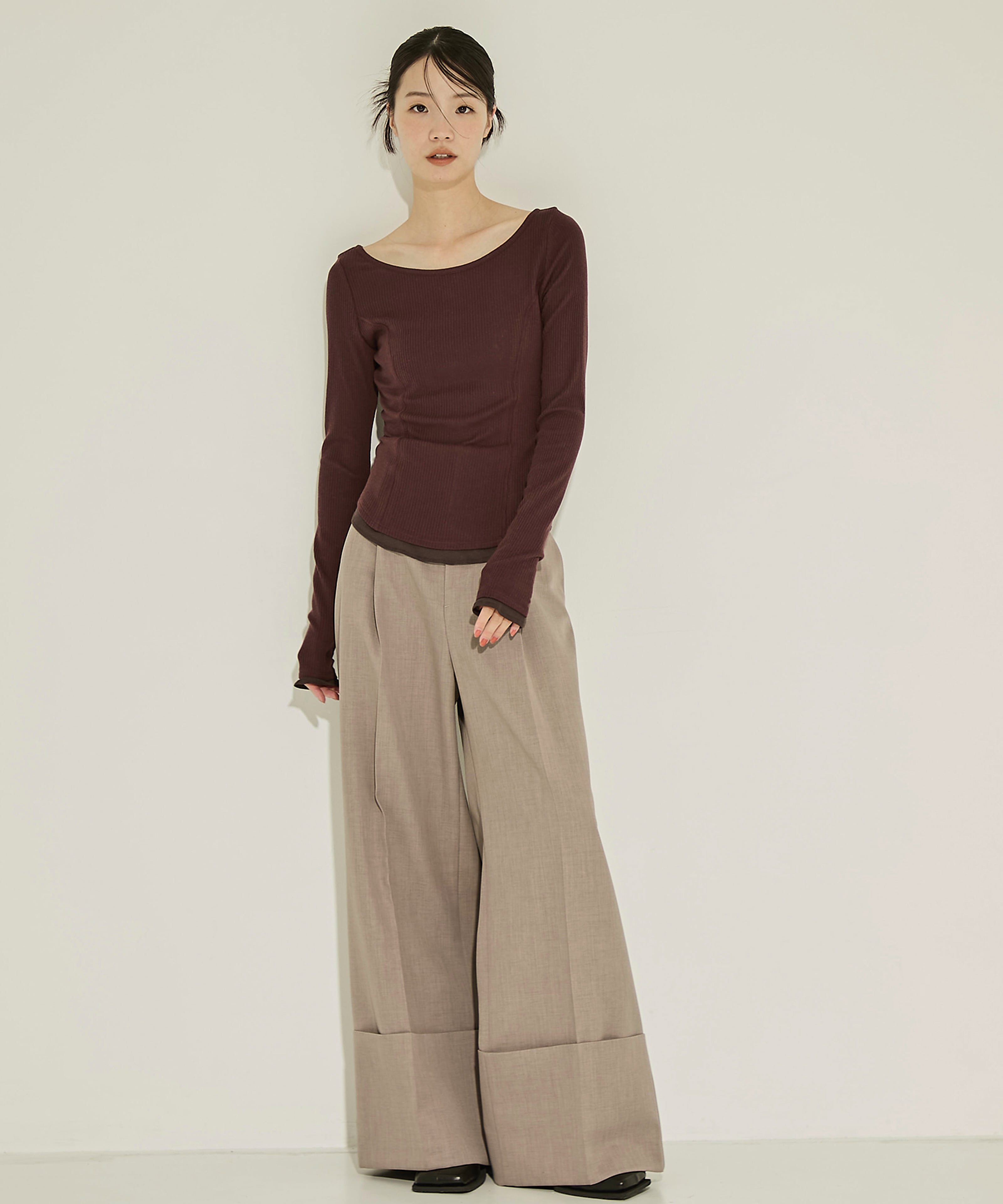 Cashmere Silk Long Tee STUDIOUS