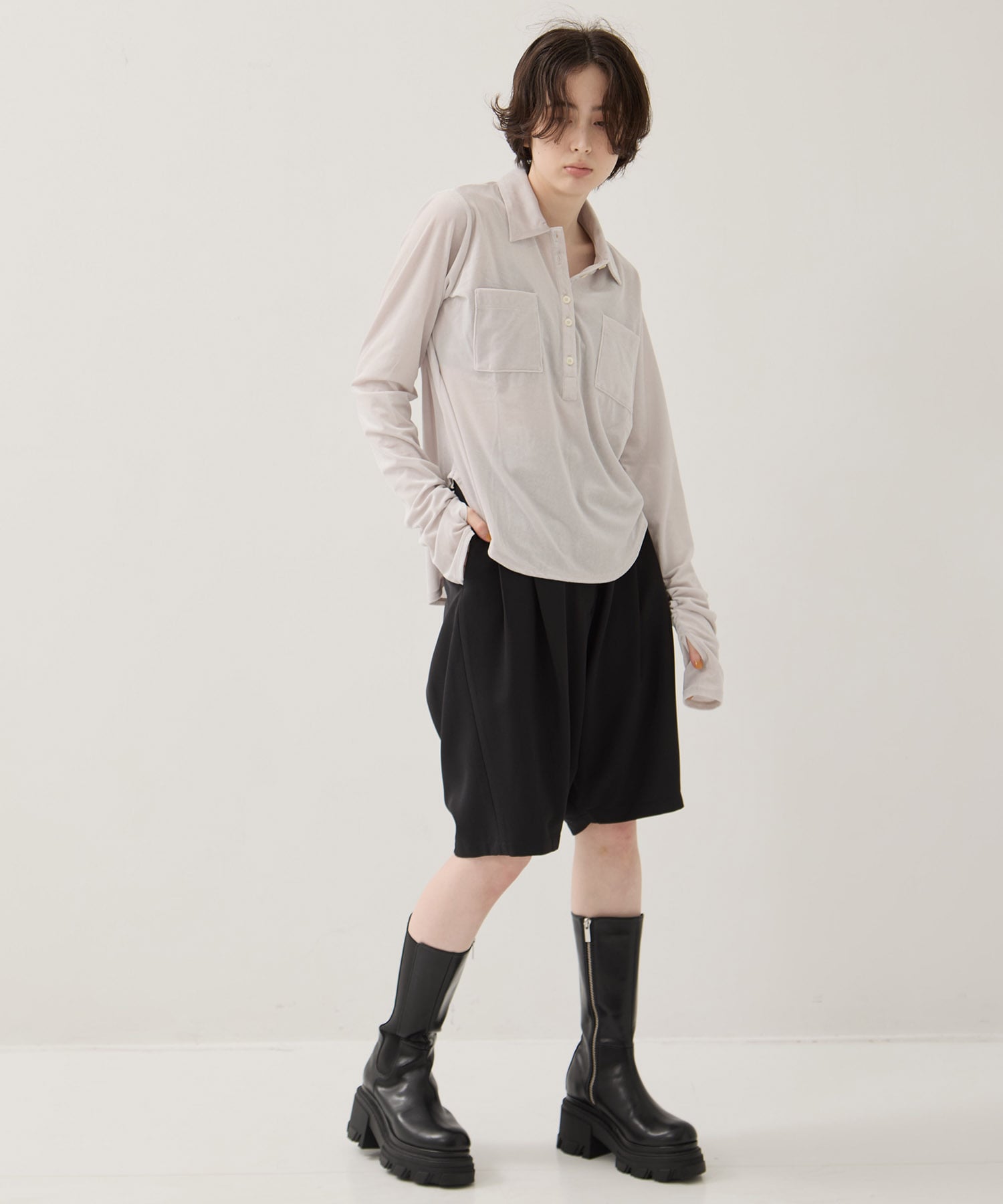 Velours Polo Shirt STUDIOUS