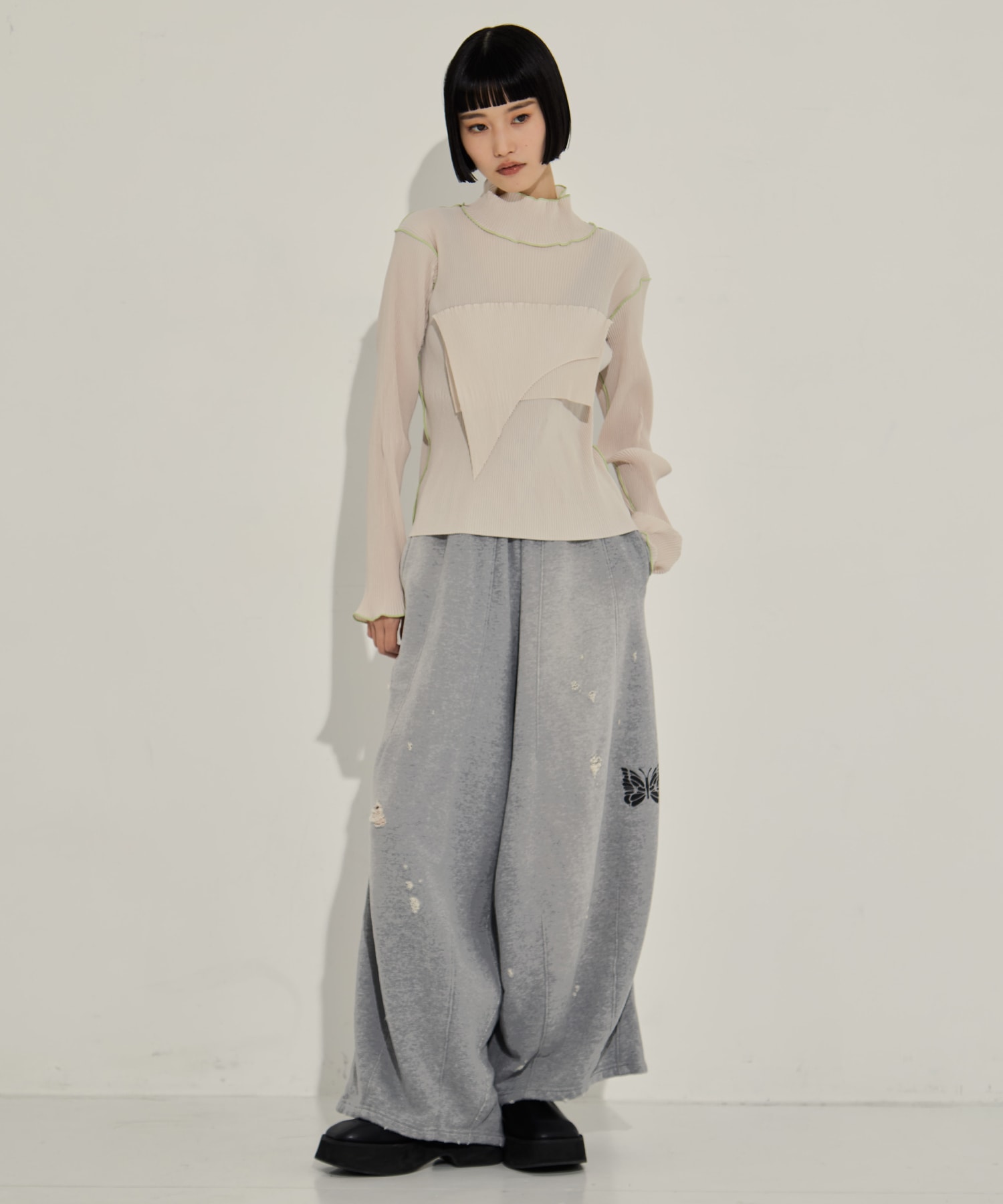 T*D* WAVE LONG SLEEVE TOP *HIGH NECK TYPE kotohayokozawa