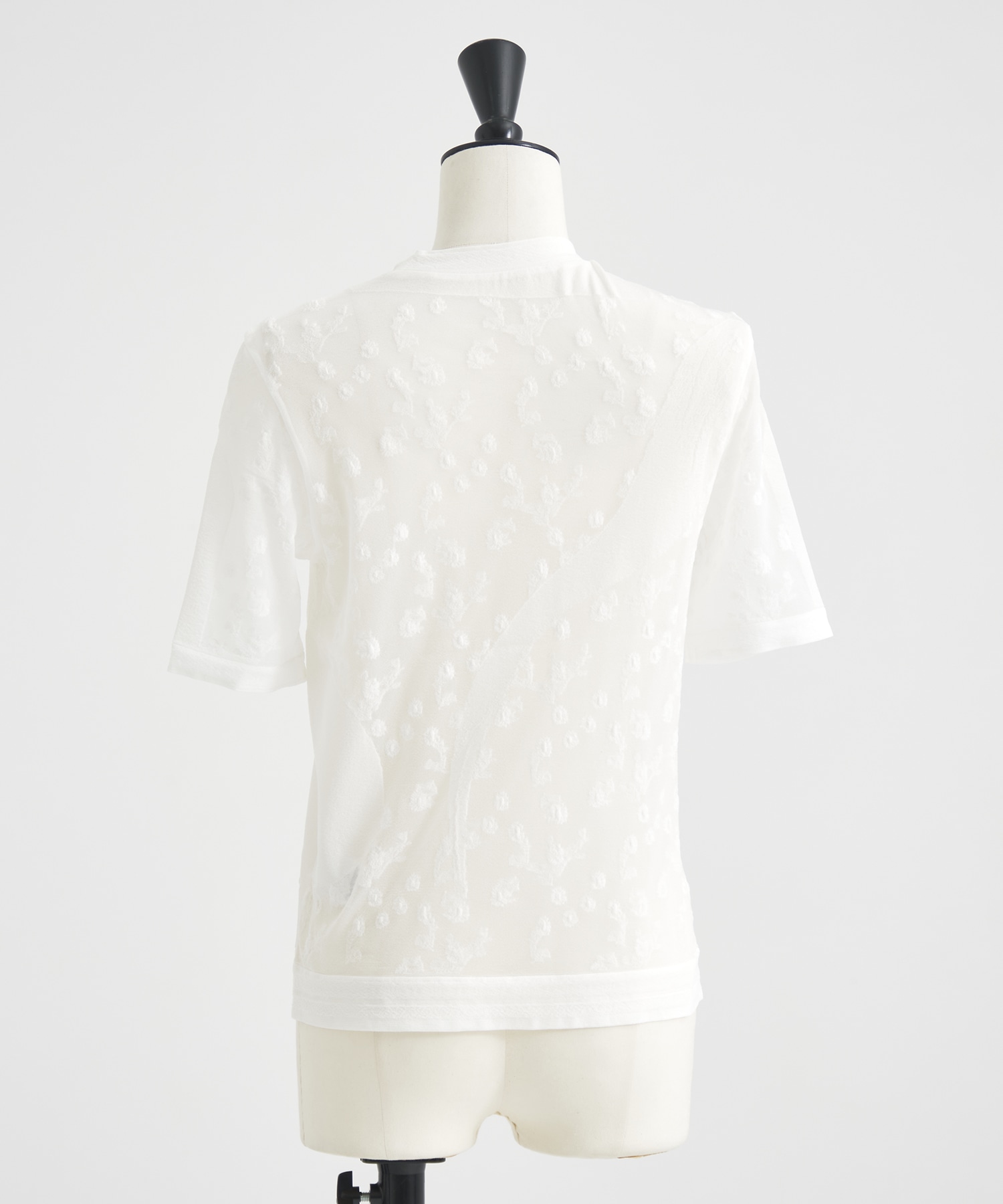 Knitted Crew Neck Top Mame Kurogouchi