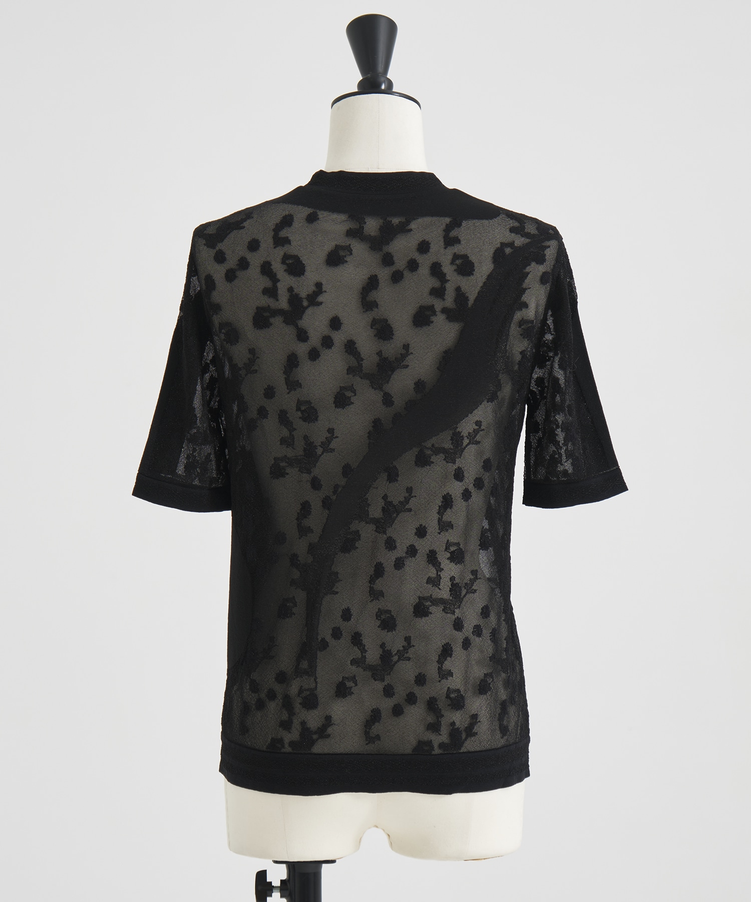 Knitted Crew Neck Top Mame Kurogouchi