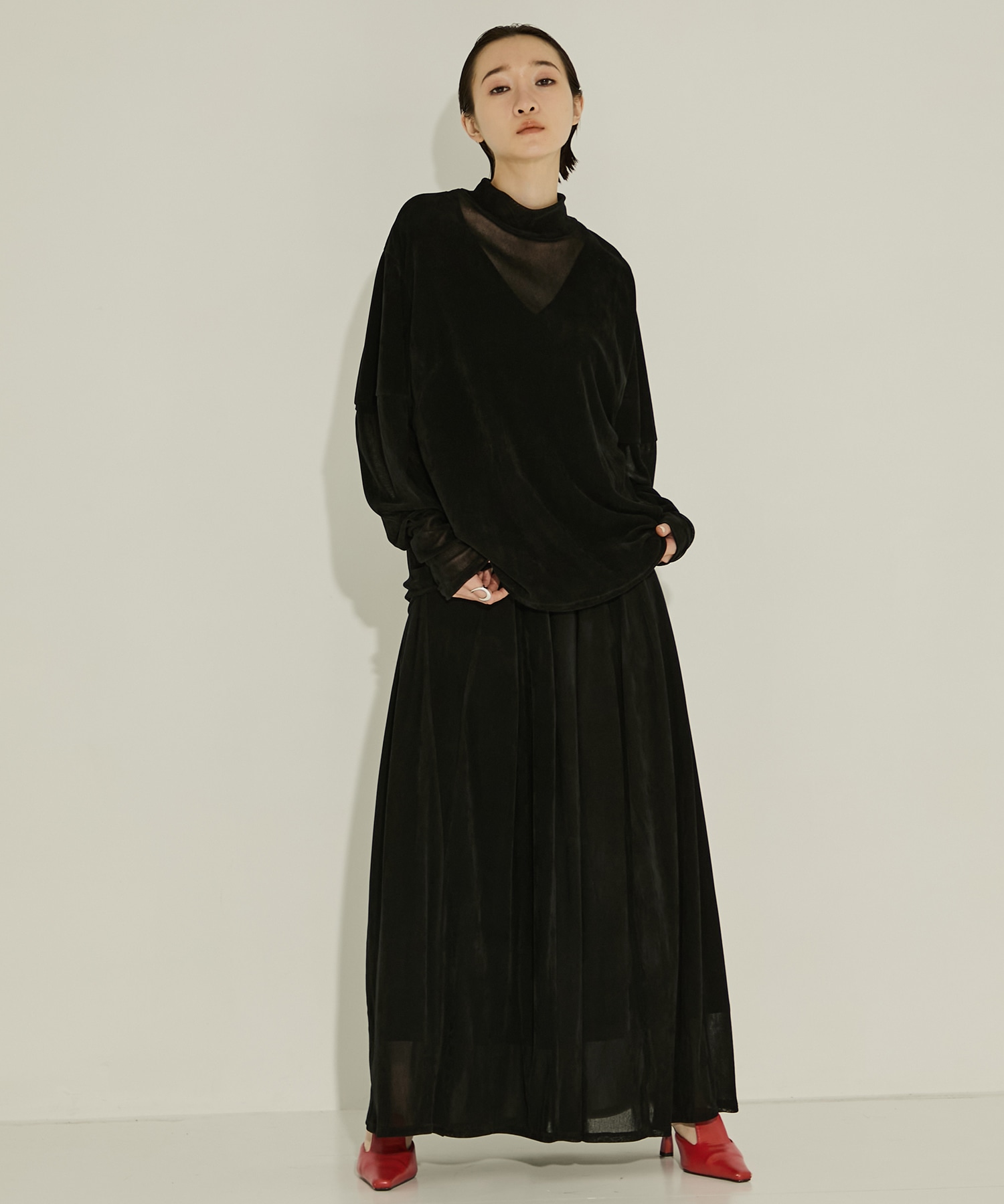 Rufina layer pullover AKIRANAKA