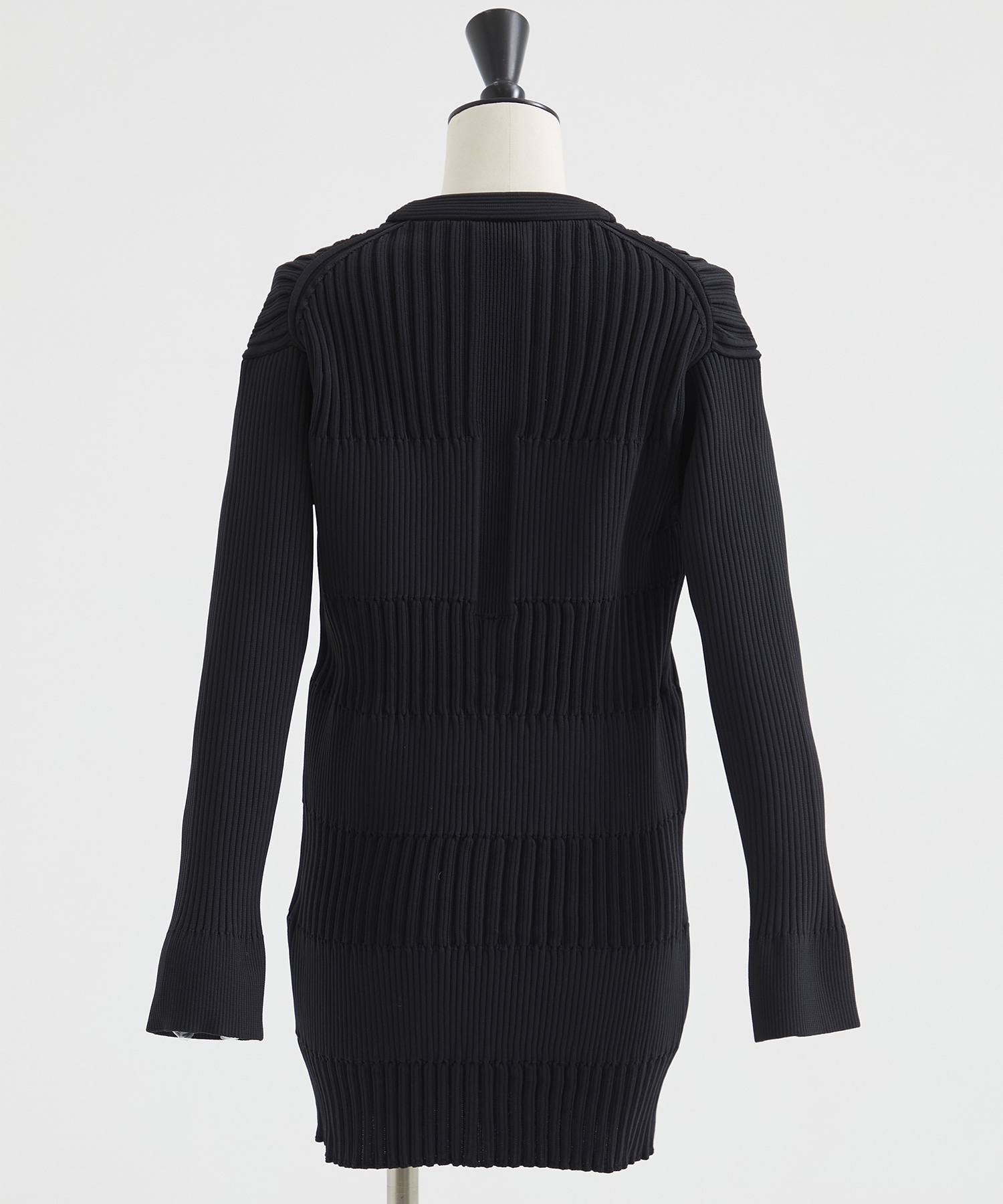 FLUTED LONG CARDIGAN CFCL