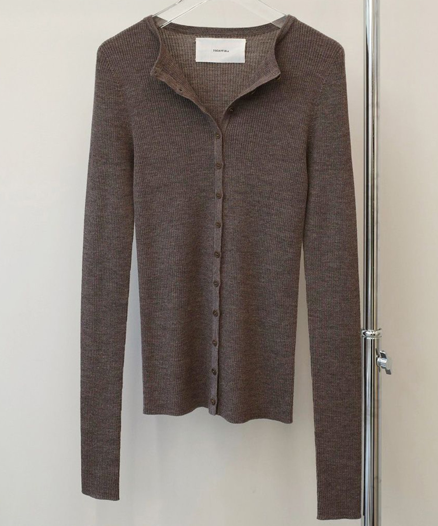 Silkwool Knit Cardigan TODAYFUL