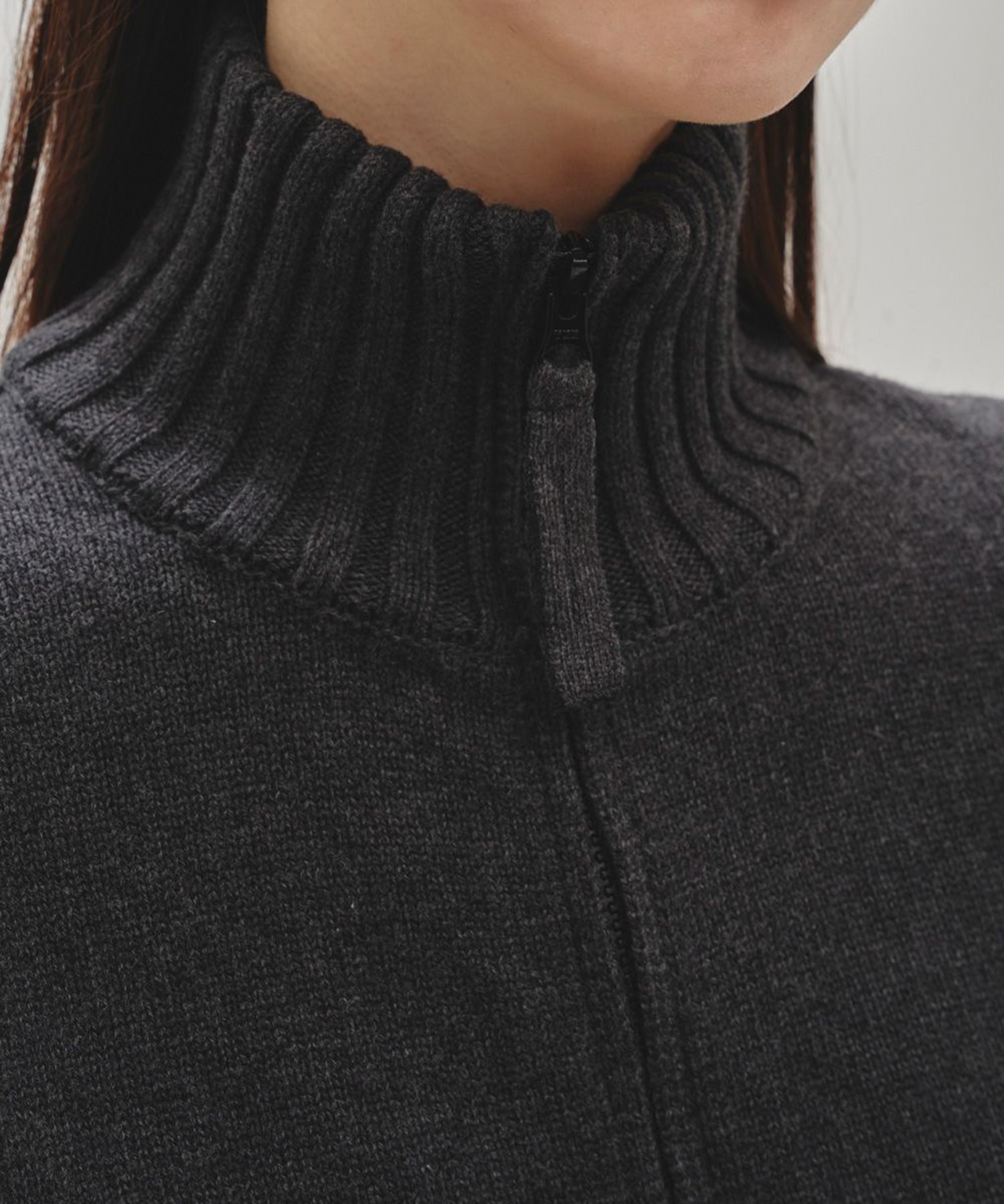 Compact Zip Knit TODAYFUL