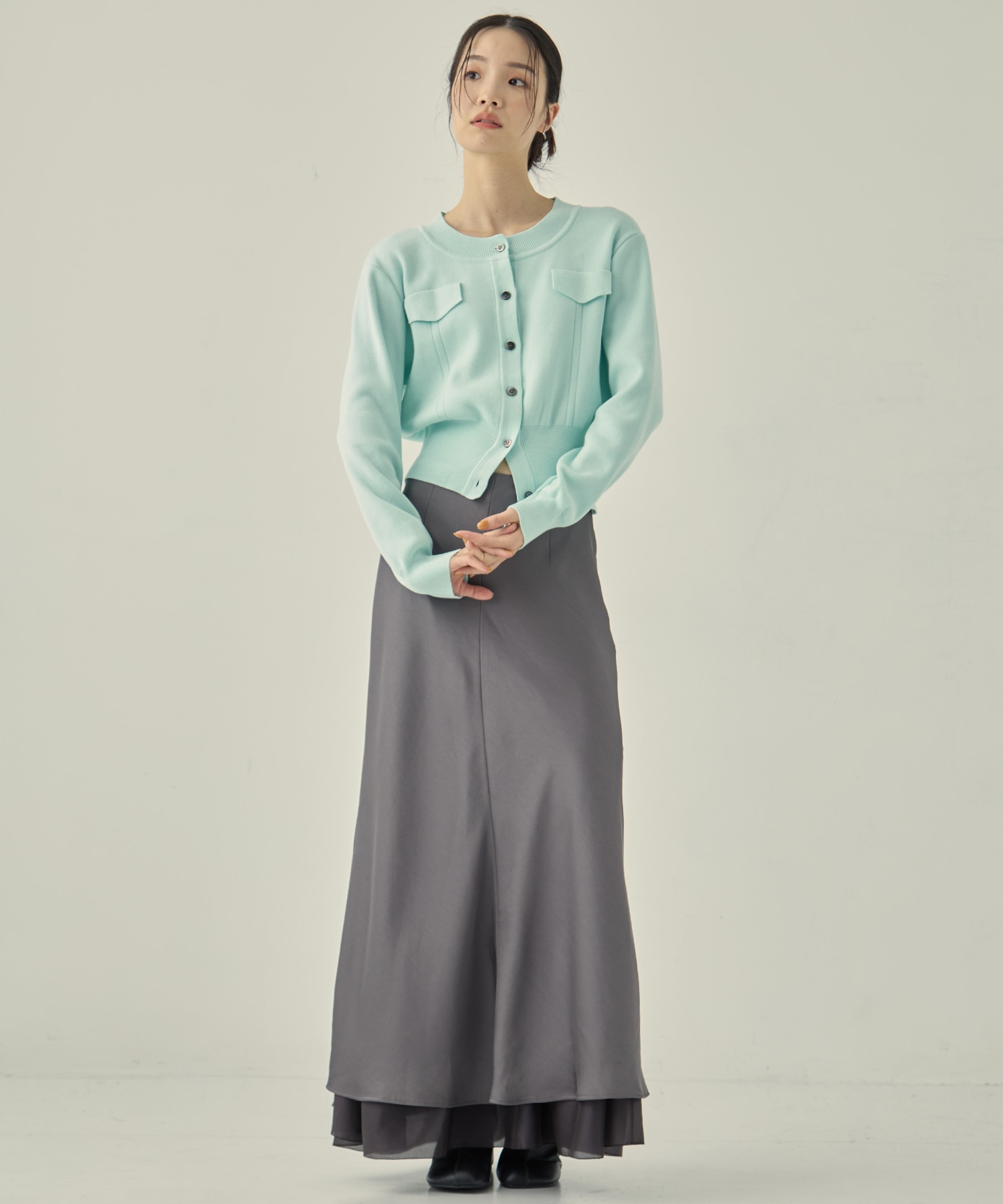 POCKET KNIT CARDIGAN STUDIOUS