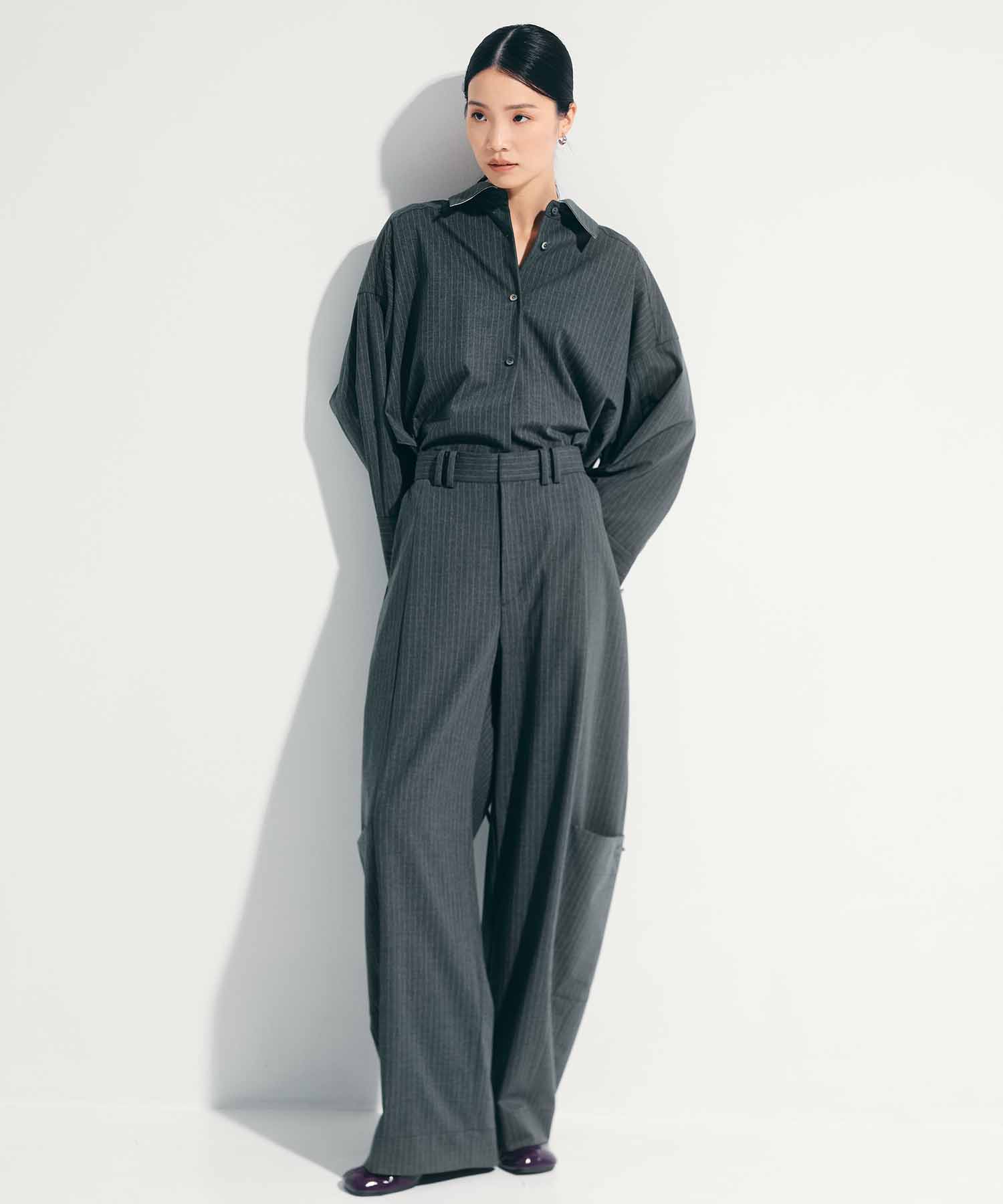 Soft Barrel Leg Cargo Trousers STUDIOUS
