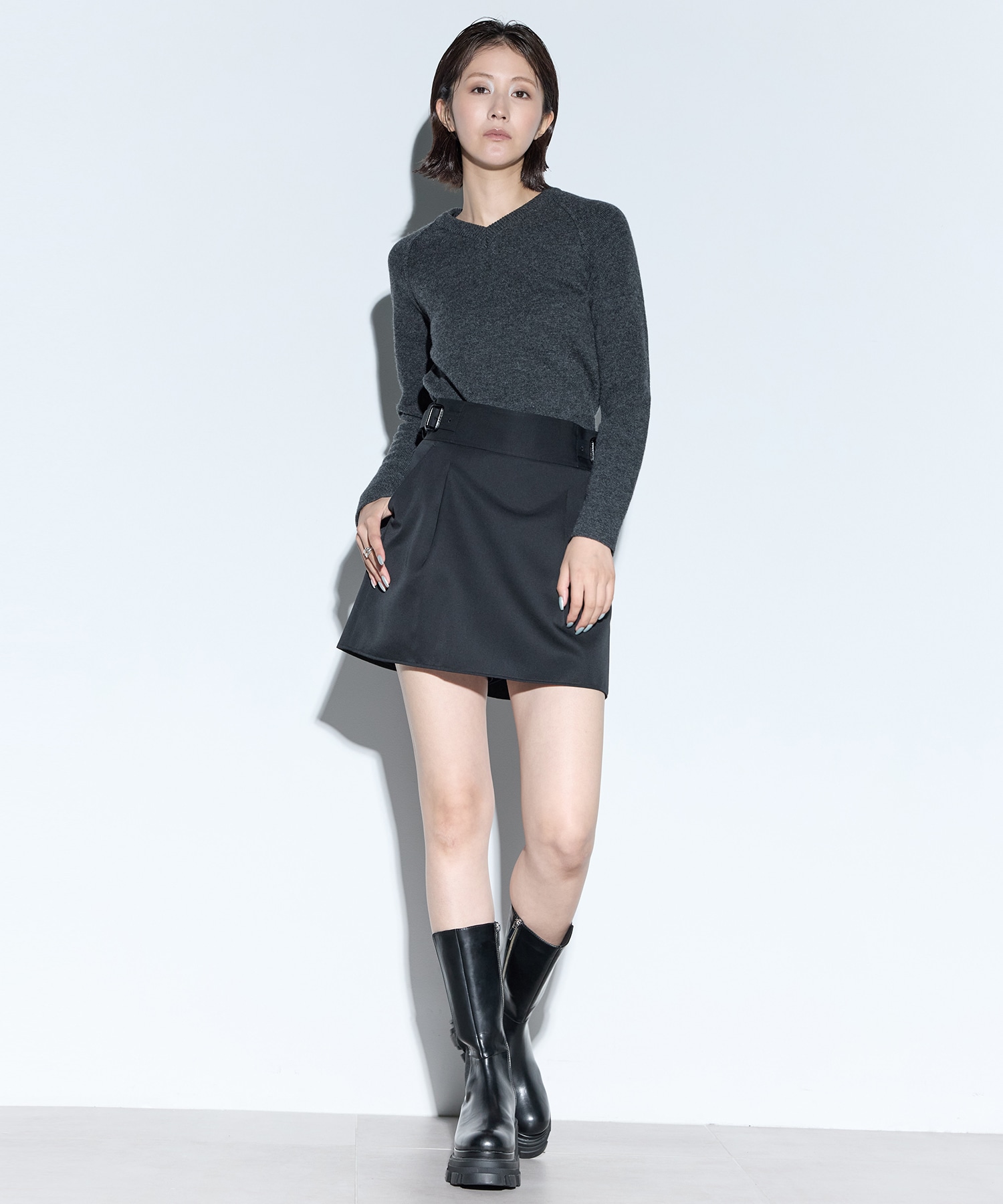 RERACS RAYERED SKIRT SHORTS THE RERACS