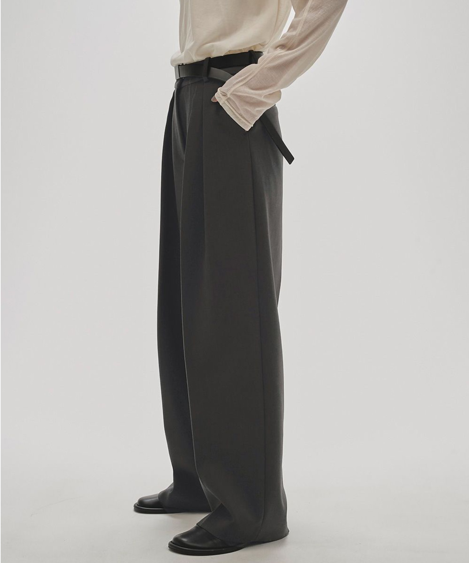 Bonding Wide Trousers TODAYFUL