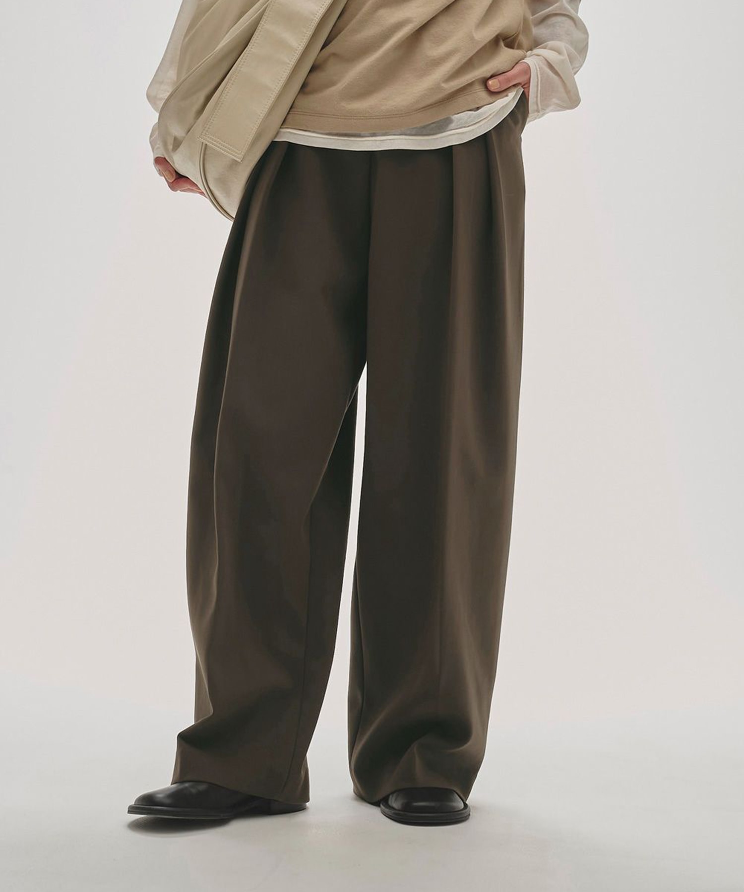 Bonding Wide Trousers TODAYFUL