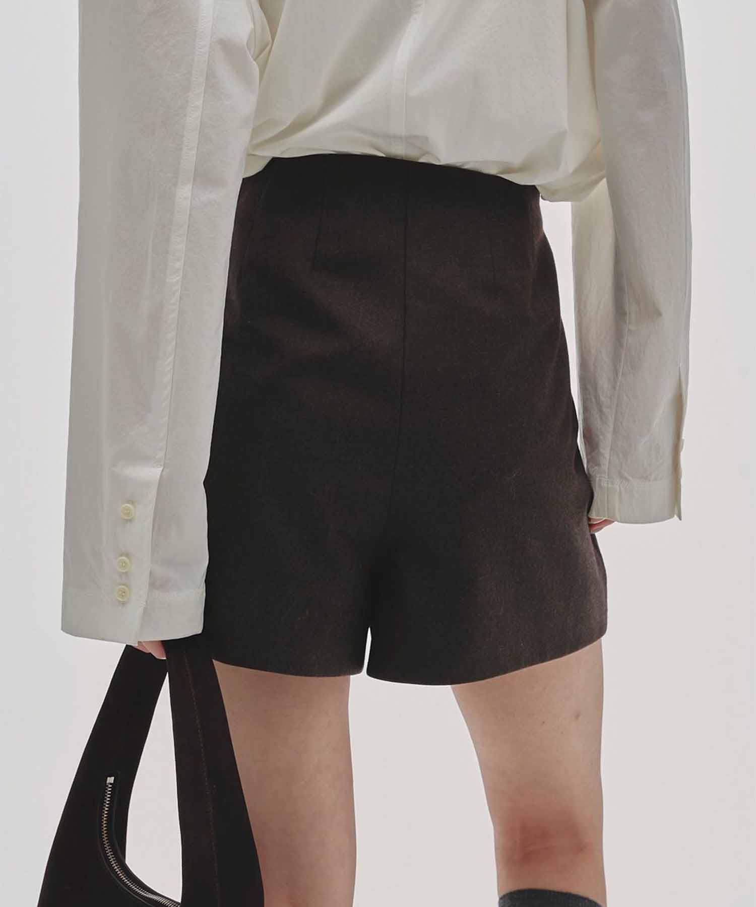 Wool Twill Shortpants TODAYFUL