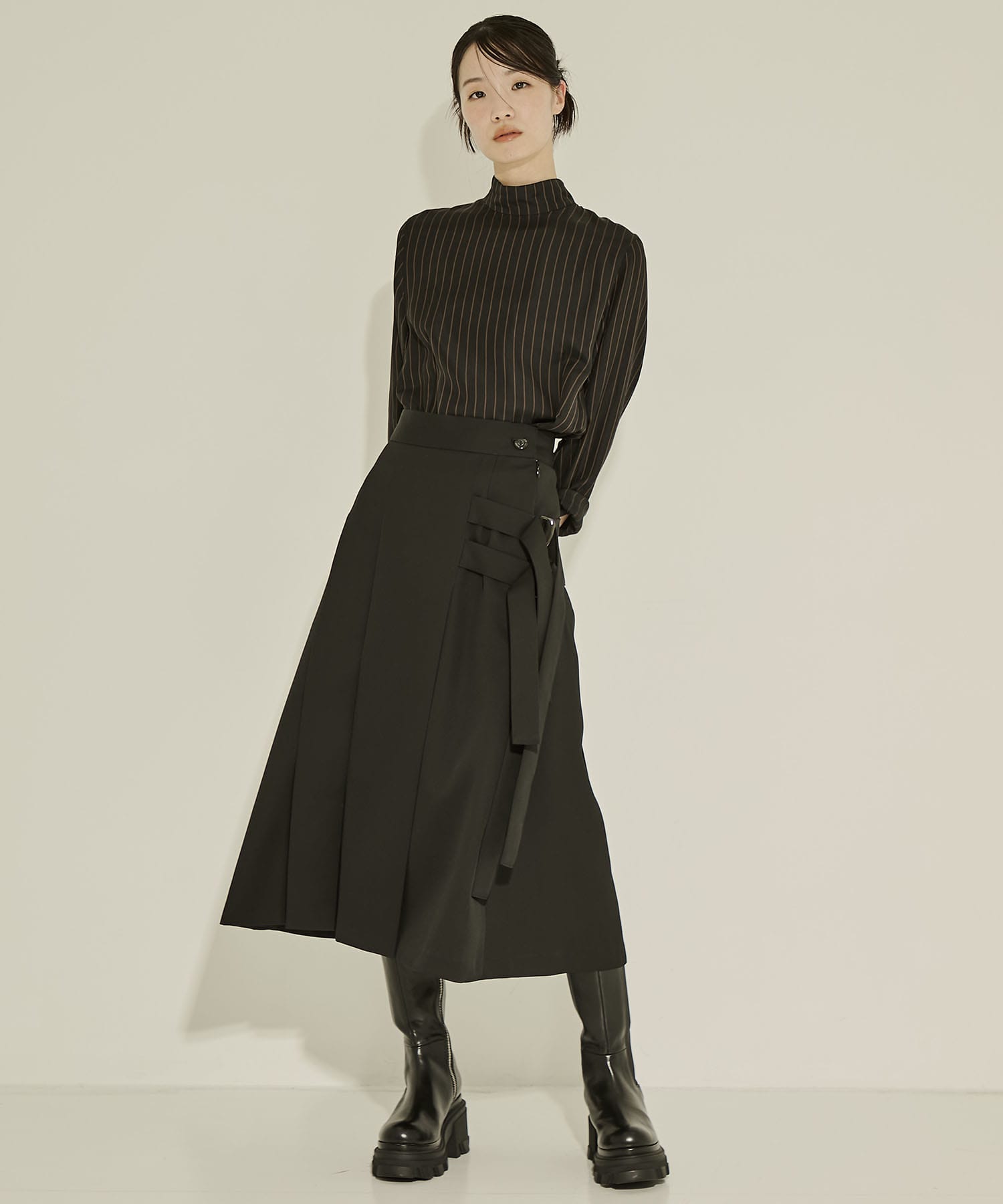Double Belt Pleats SKT UJOH